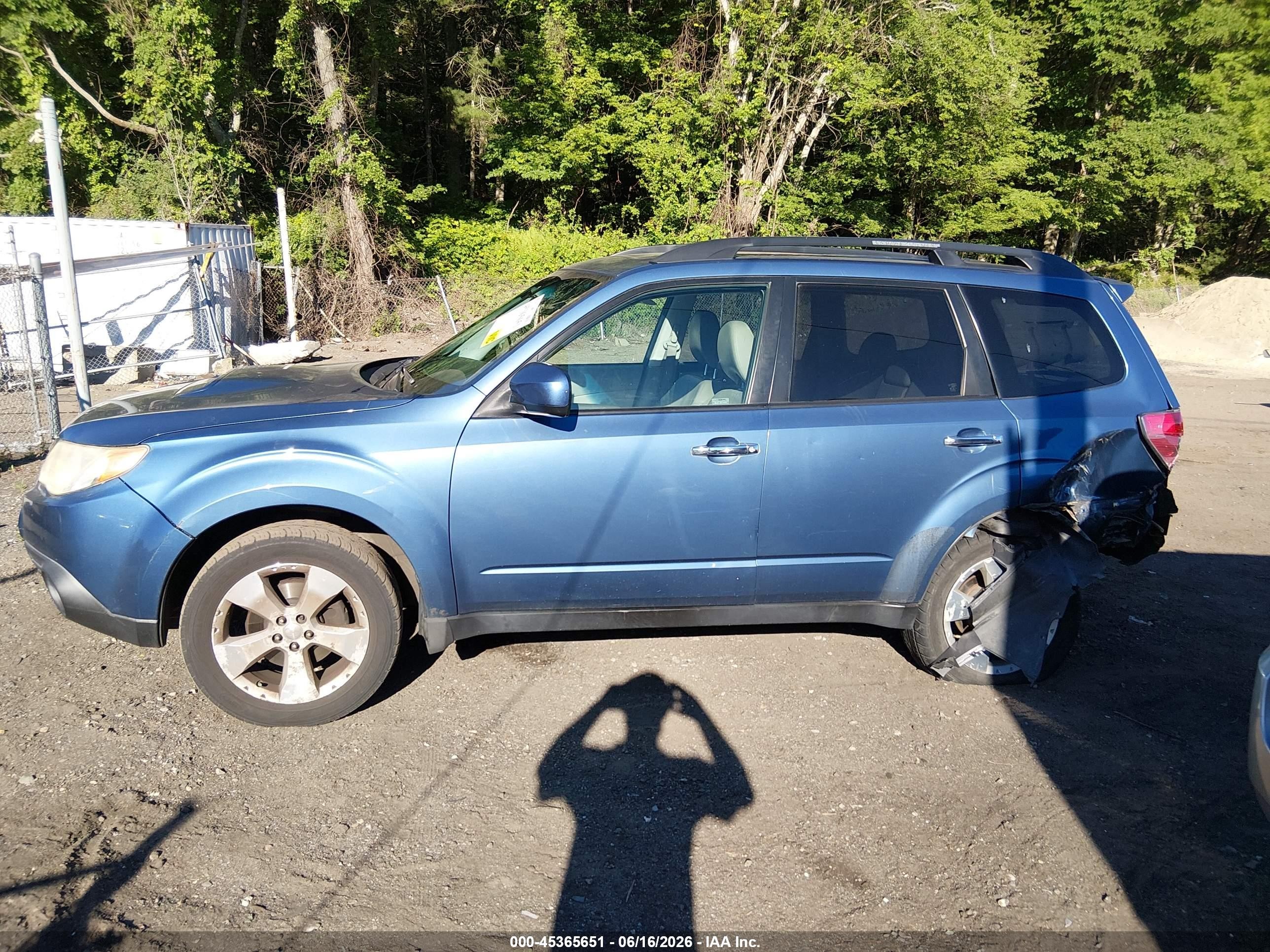 2010 Subaru Forester 2.5xt Limited Синий vin: JF2SH6FC6AH732224