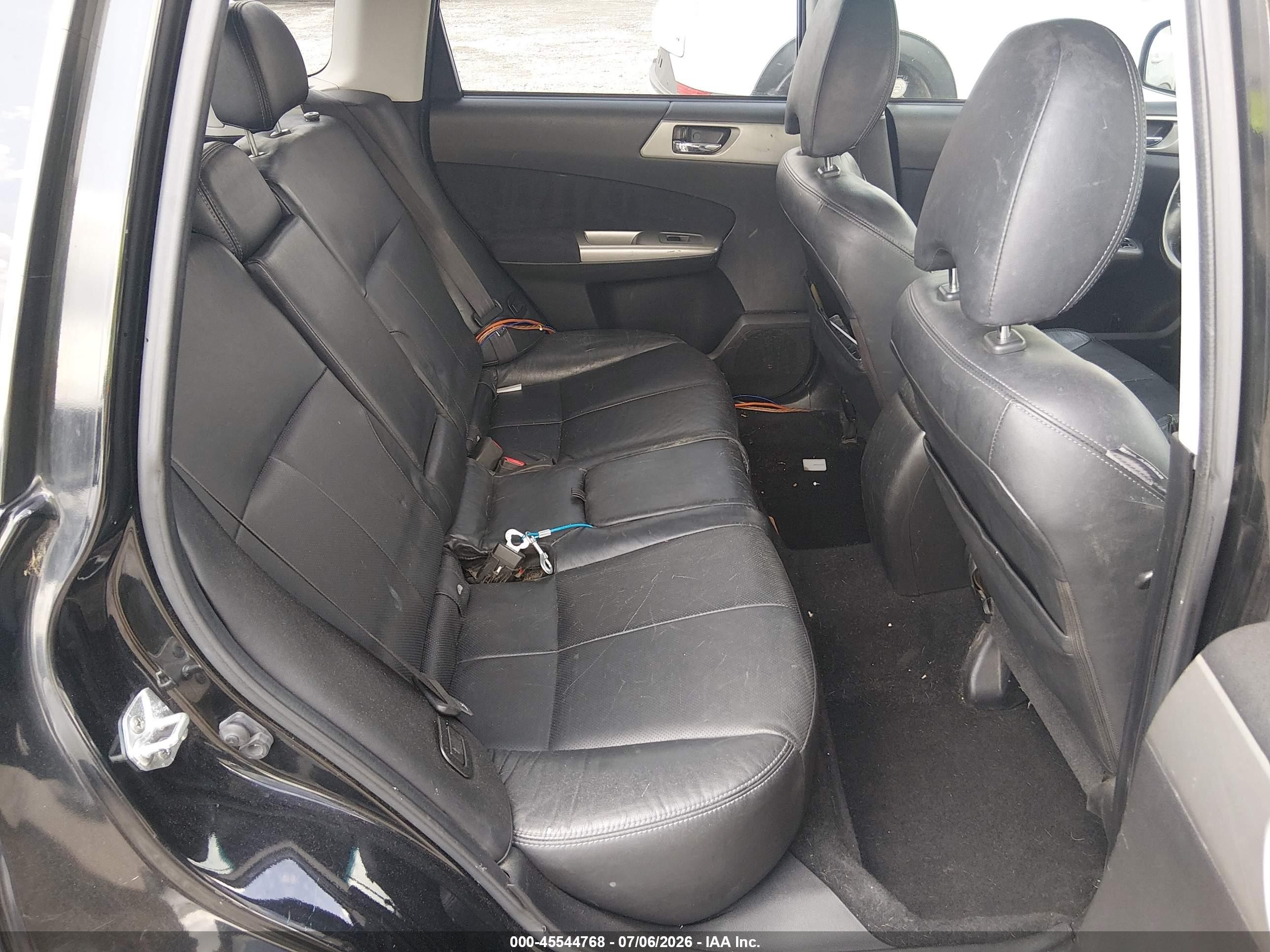 2010 Subaru Forester 2.5xt Limited Black vin: JF2SH6FC8AH728045