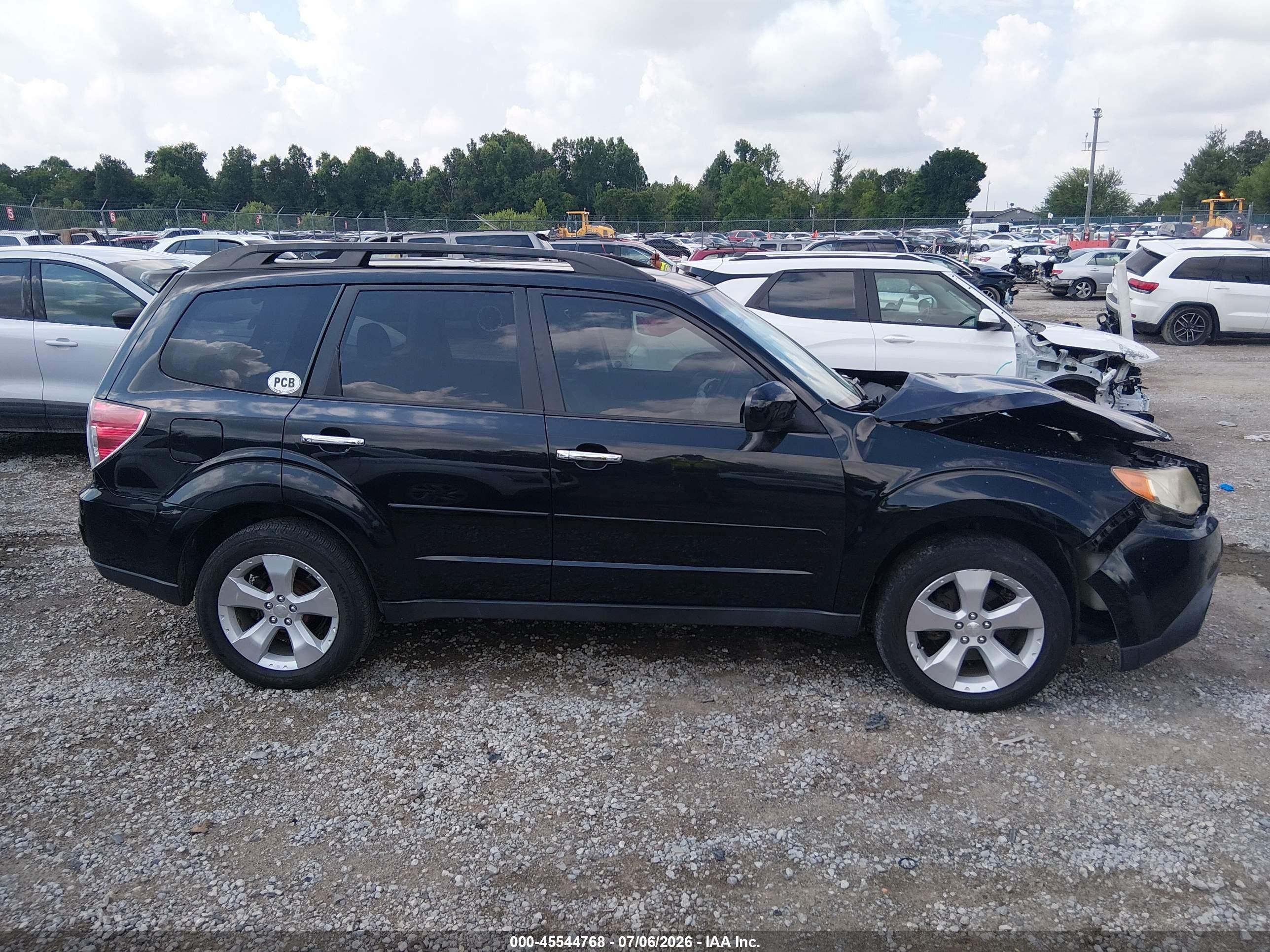 2010 Subaru Forester 2.5xt Limited Black vin: JF2SH6FC8AH728045