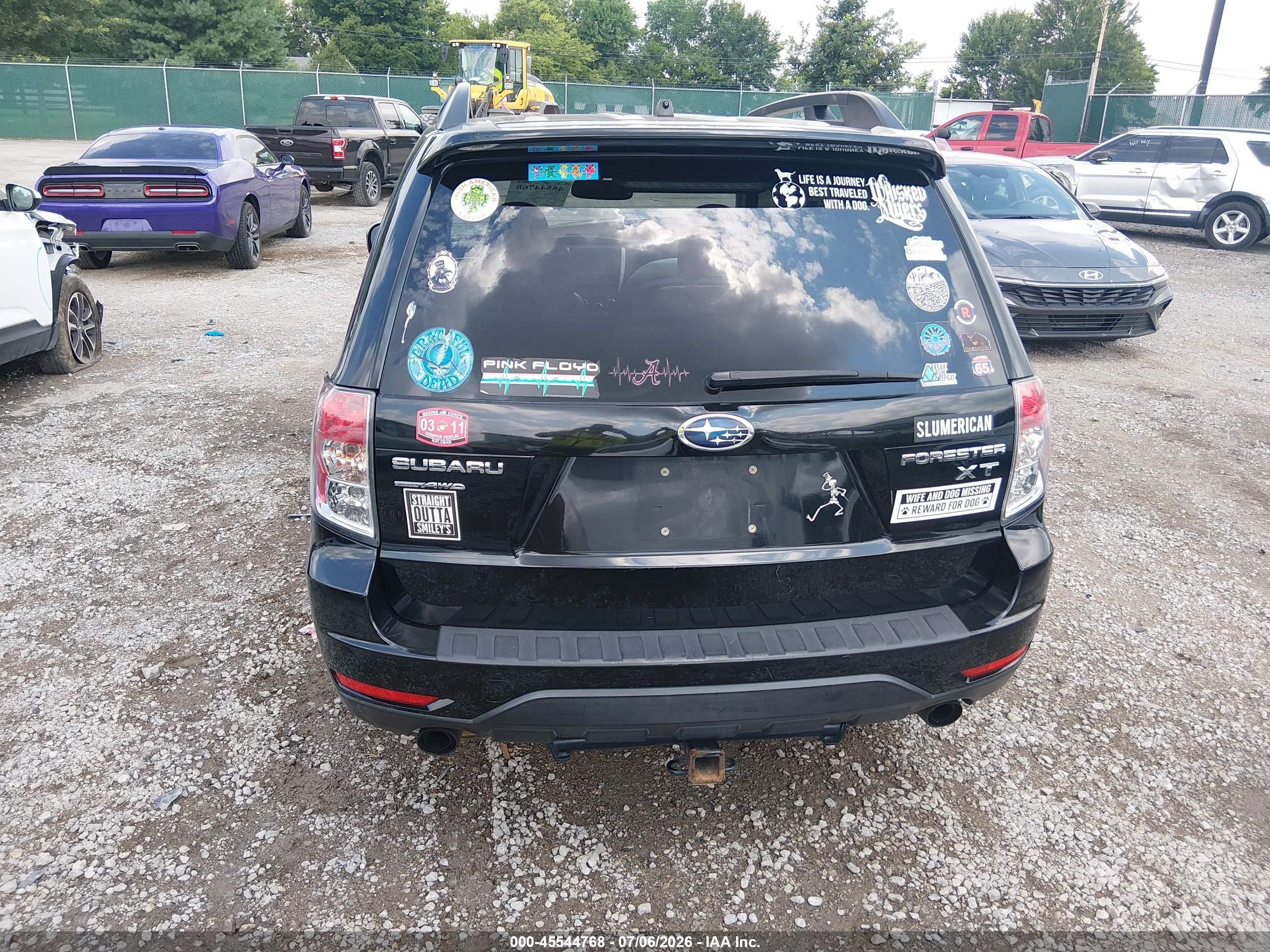 2010 Subaru Forester 2.5xt Limited Black vin: JF2SH6FC8AH728045
