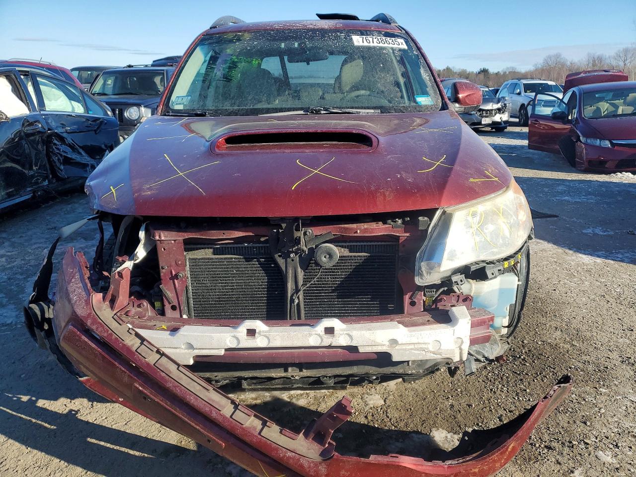 2010 Subaru Forester 2.5xt Limited Red vin: JF2SH6FC8AH772238