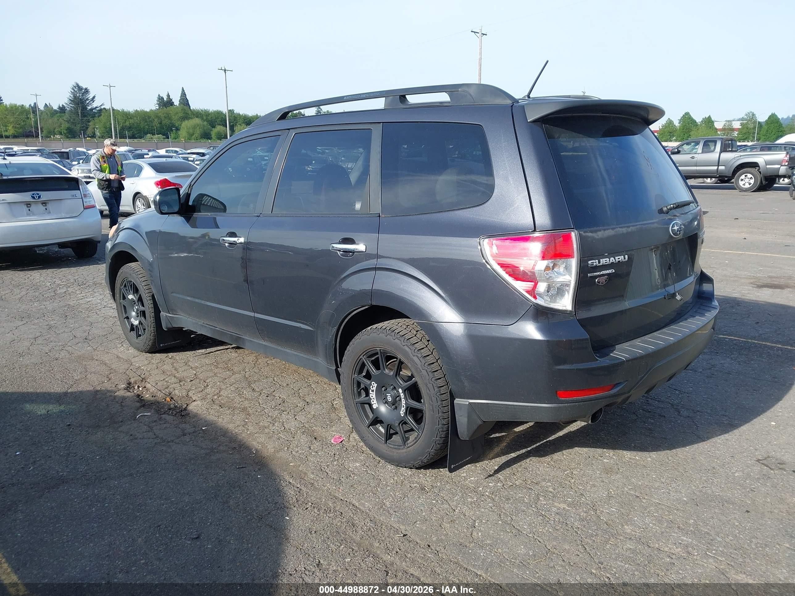2010 Subaru Forester 2.5xt Limited Black vin: JF2SH6FC8AH900378