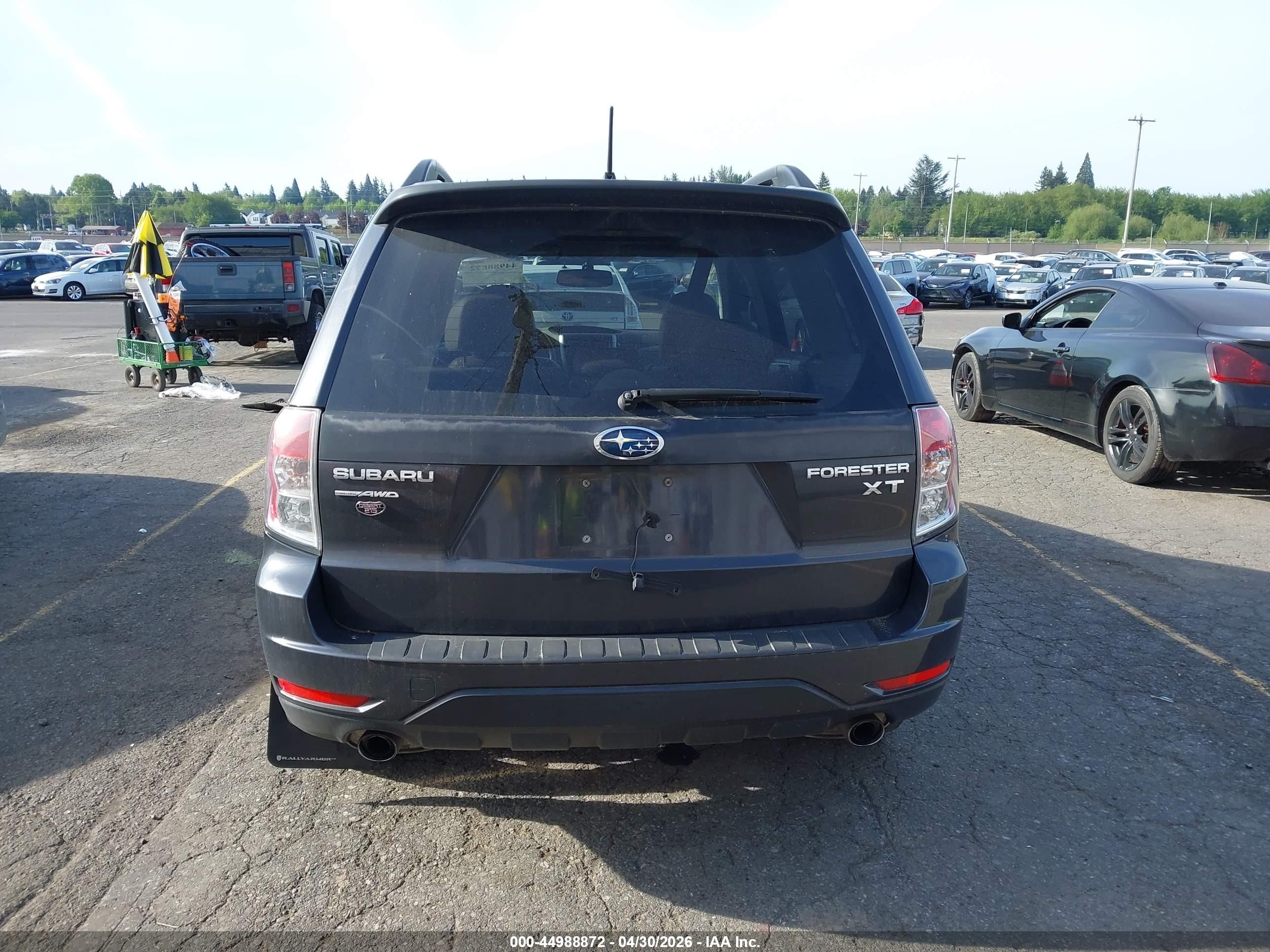 2010 Subaru Forester 2.5xt Limited Black vin: JF2SH6FC8AH900378