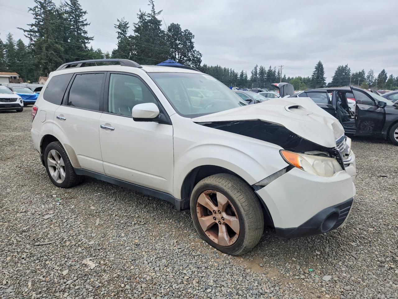 2010 Subaru Forester 2.5xt Limited White vin: JF2SH6FC9AH766402