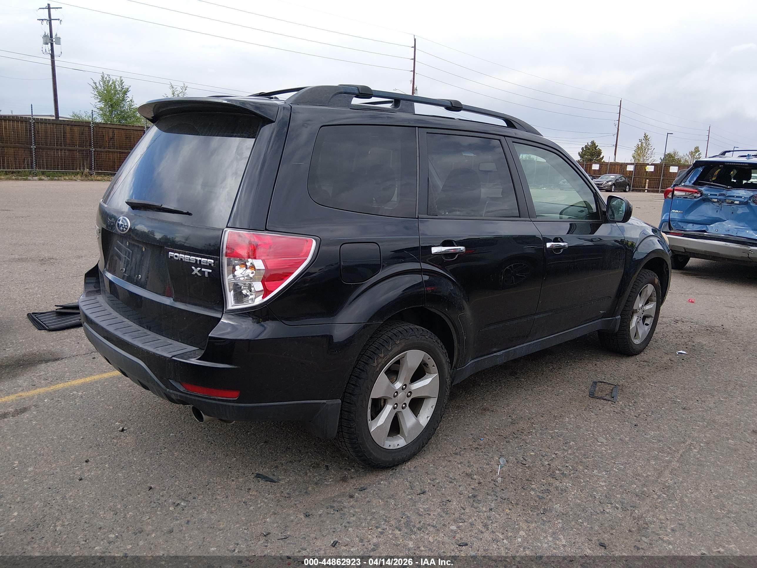 2010 Subaru Forester 2.5xt Limited Black vin: JF2SH6FCXAH725017