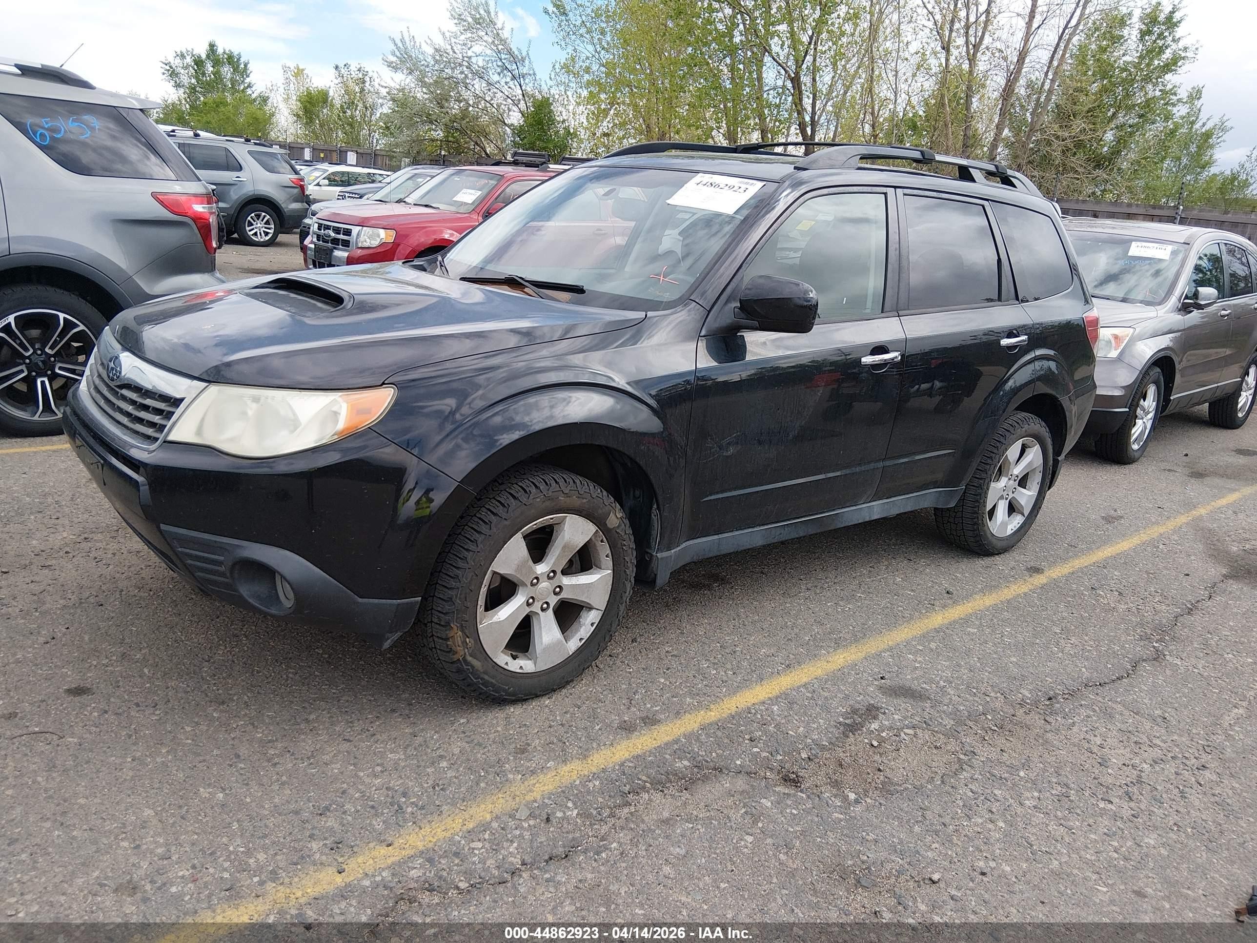 2010 Subaru Forester 2.5xt Limited Black vin: JF2SH6FCXAH725017