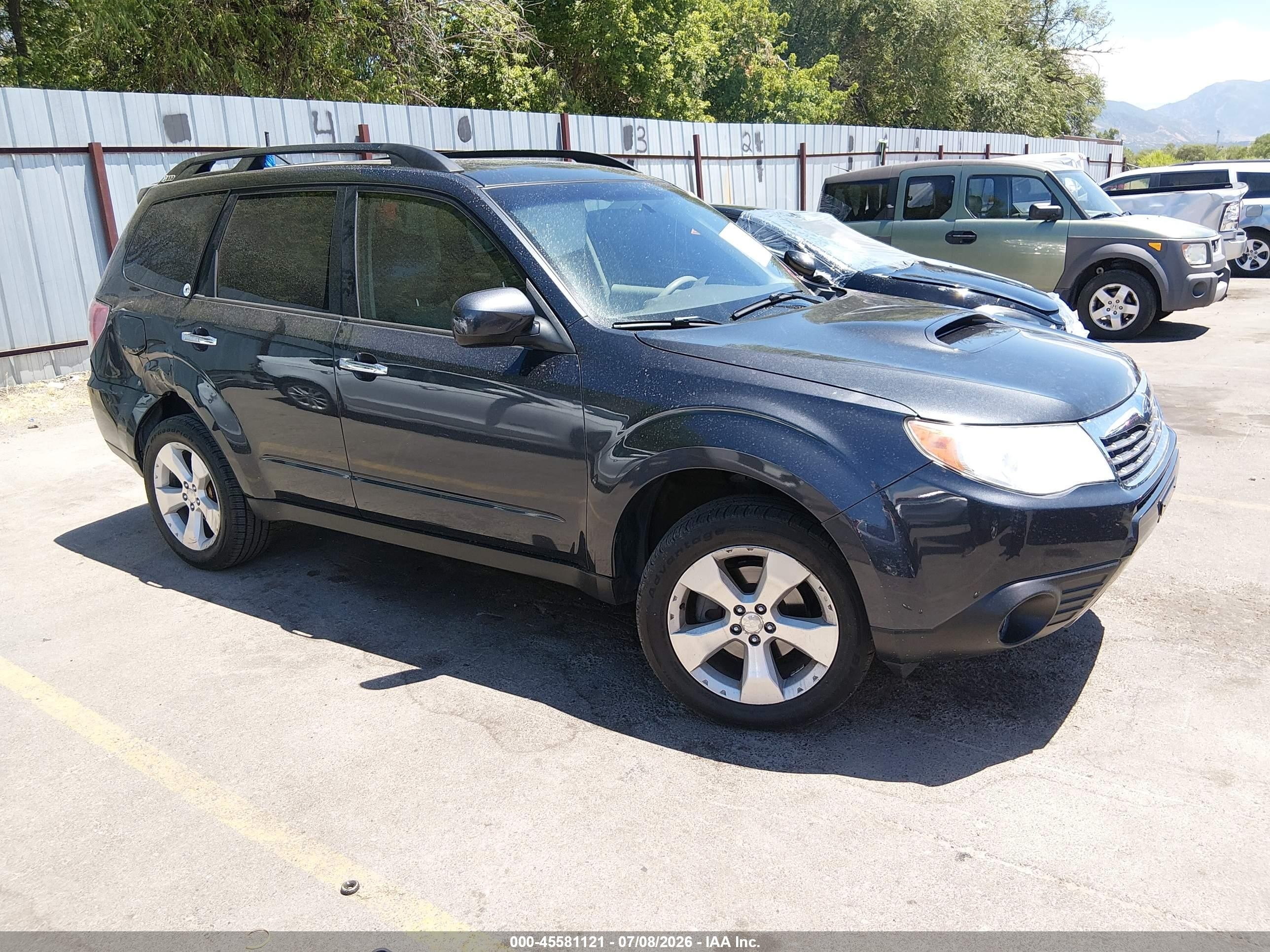 2010 Subaru Forester 2.5xt Limited Black vin: JF2SH6FCXAH753223