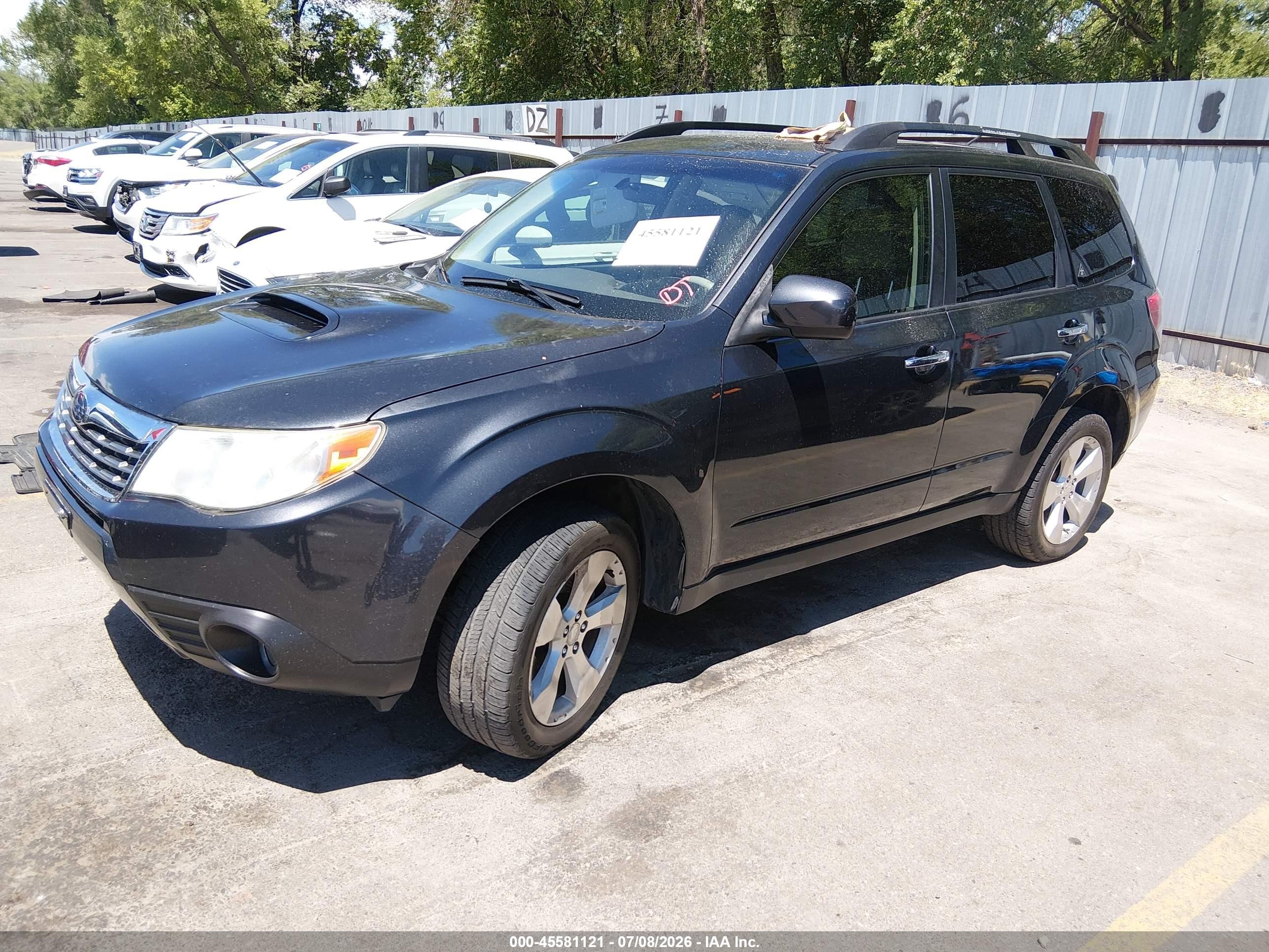 2010 Subaru Forester 2.5xt Limited Black vin: JF2SH6FCXAH753223
