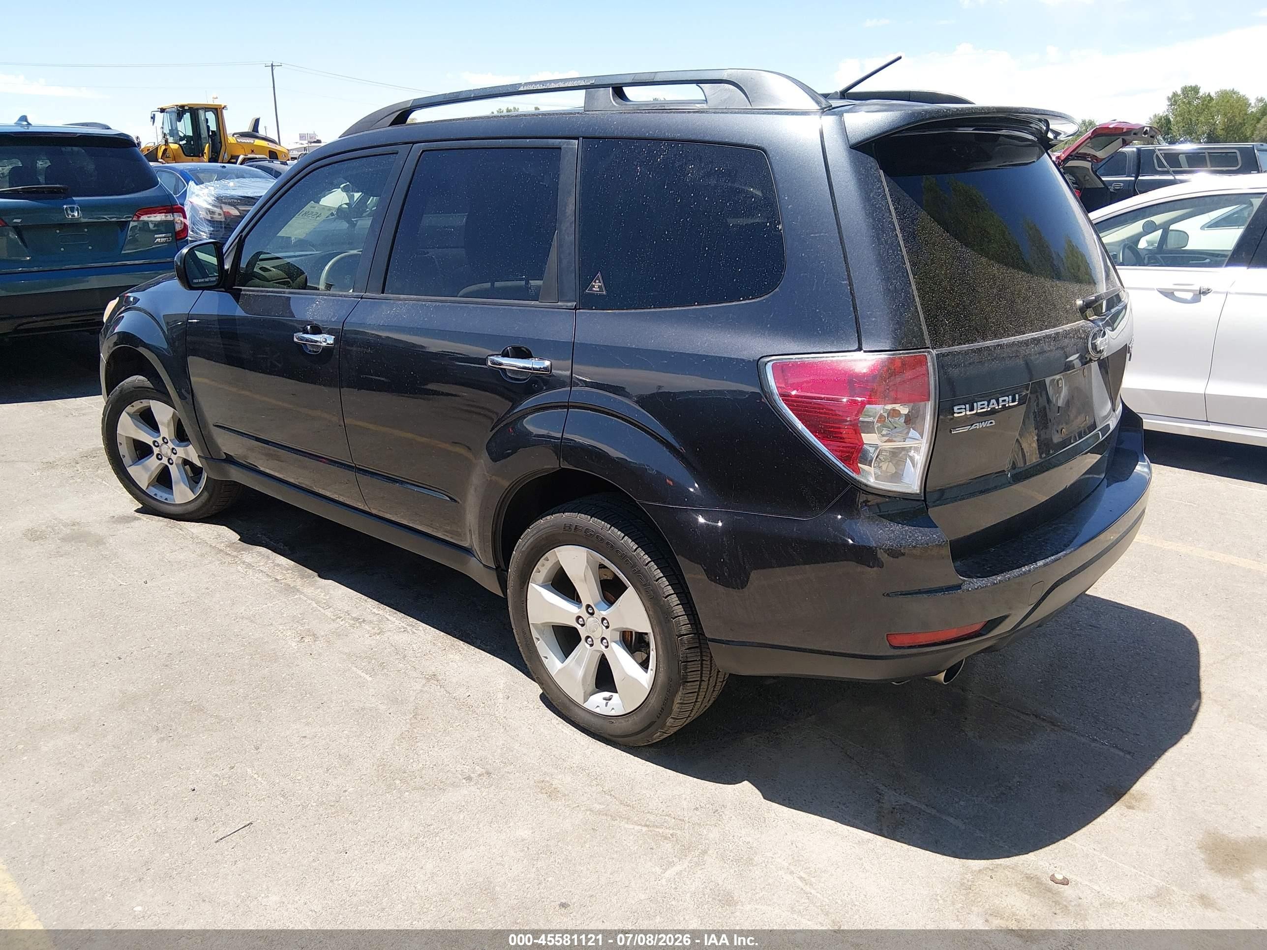 2010 Subaru Forester 2.5xt Limited Black vin: JF2SH6FCXAH753223