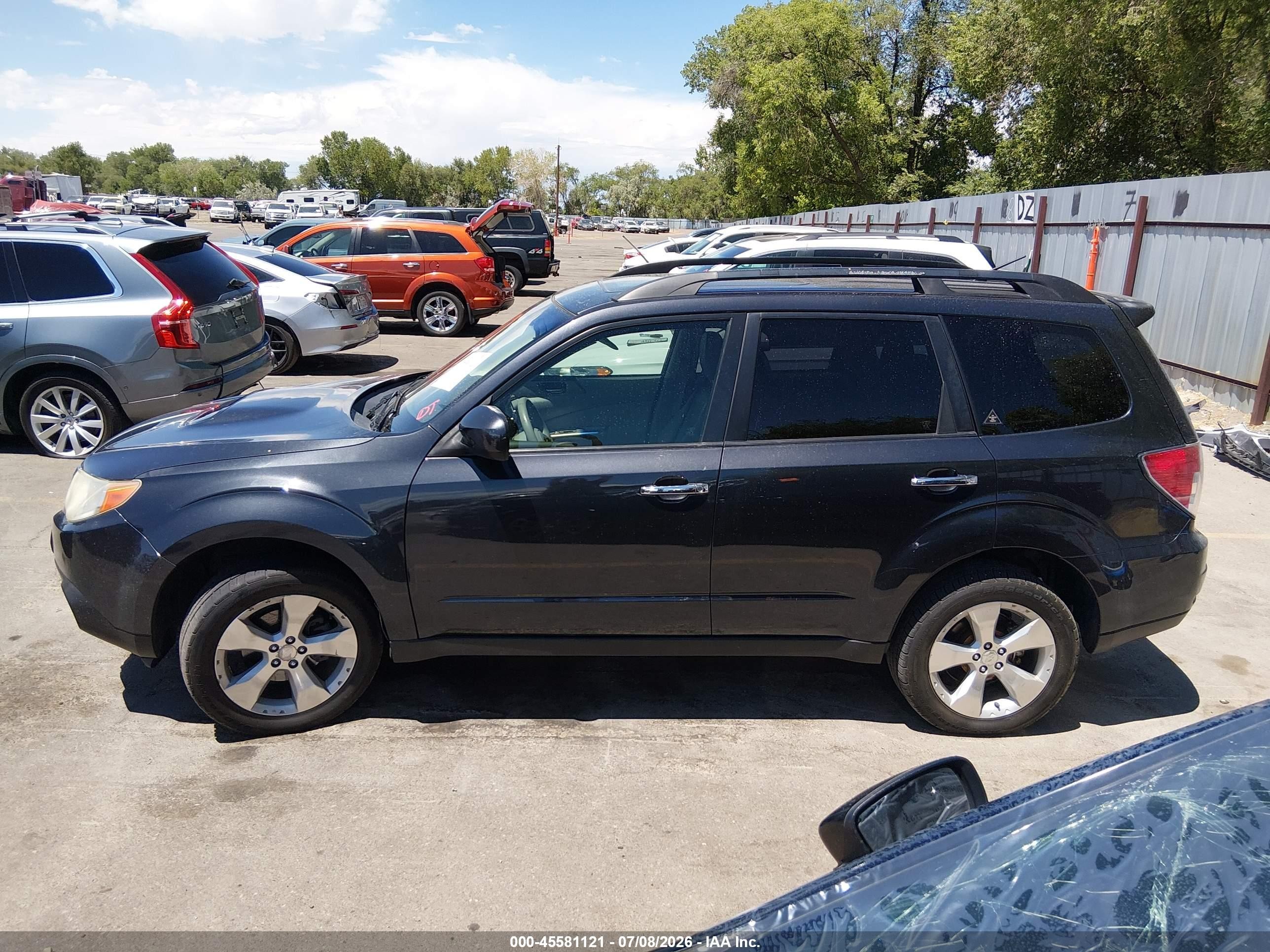 2010 Subaru Forester 2.5xt Limited Black vin: JF2SH6FCXAH753223