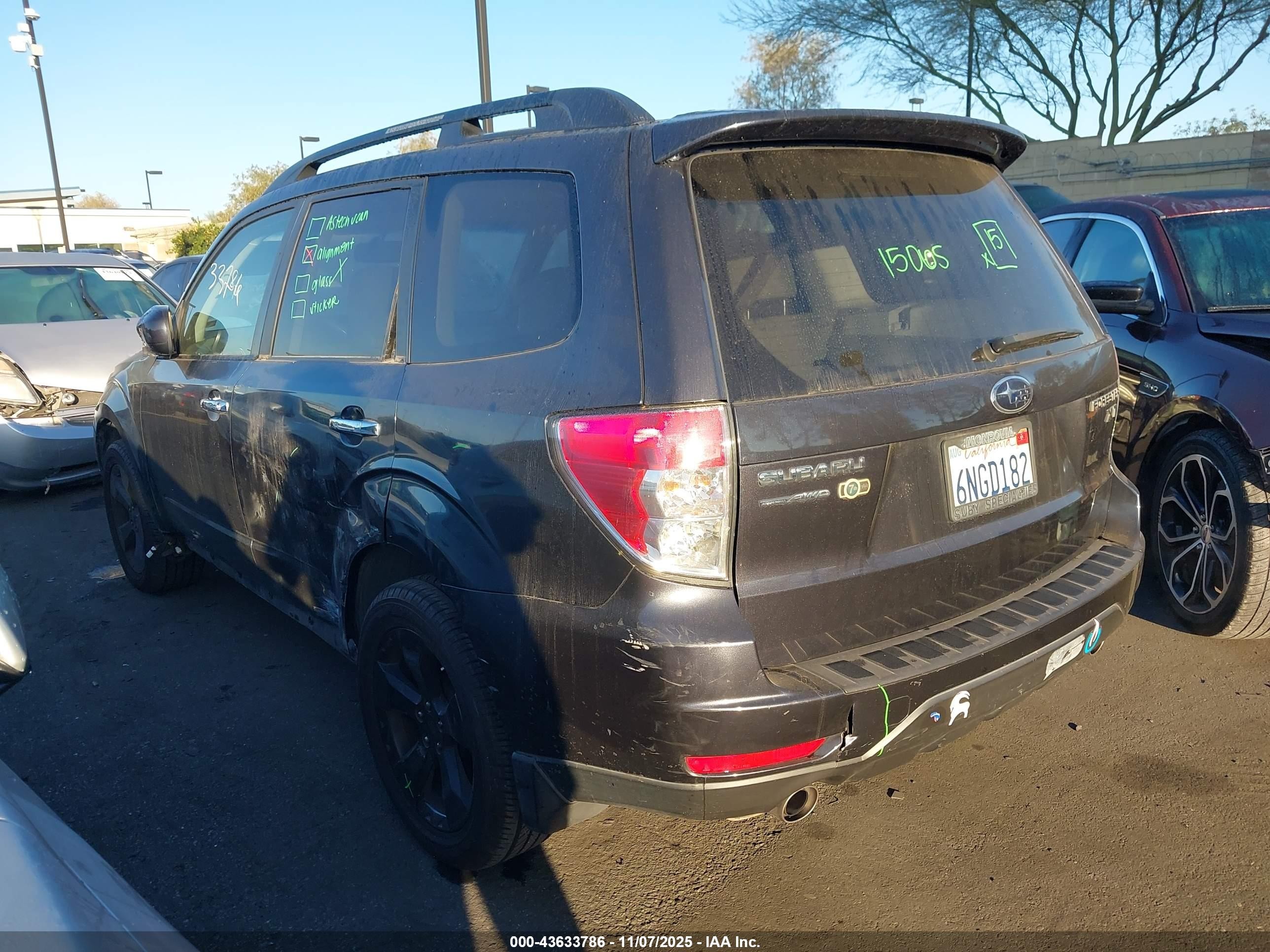 2010 Subaru Forester 2.5xt Limited Gray vin: JF2SH6FCXAH903248