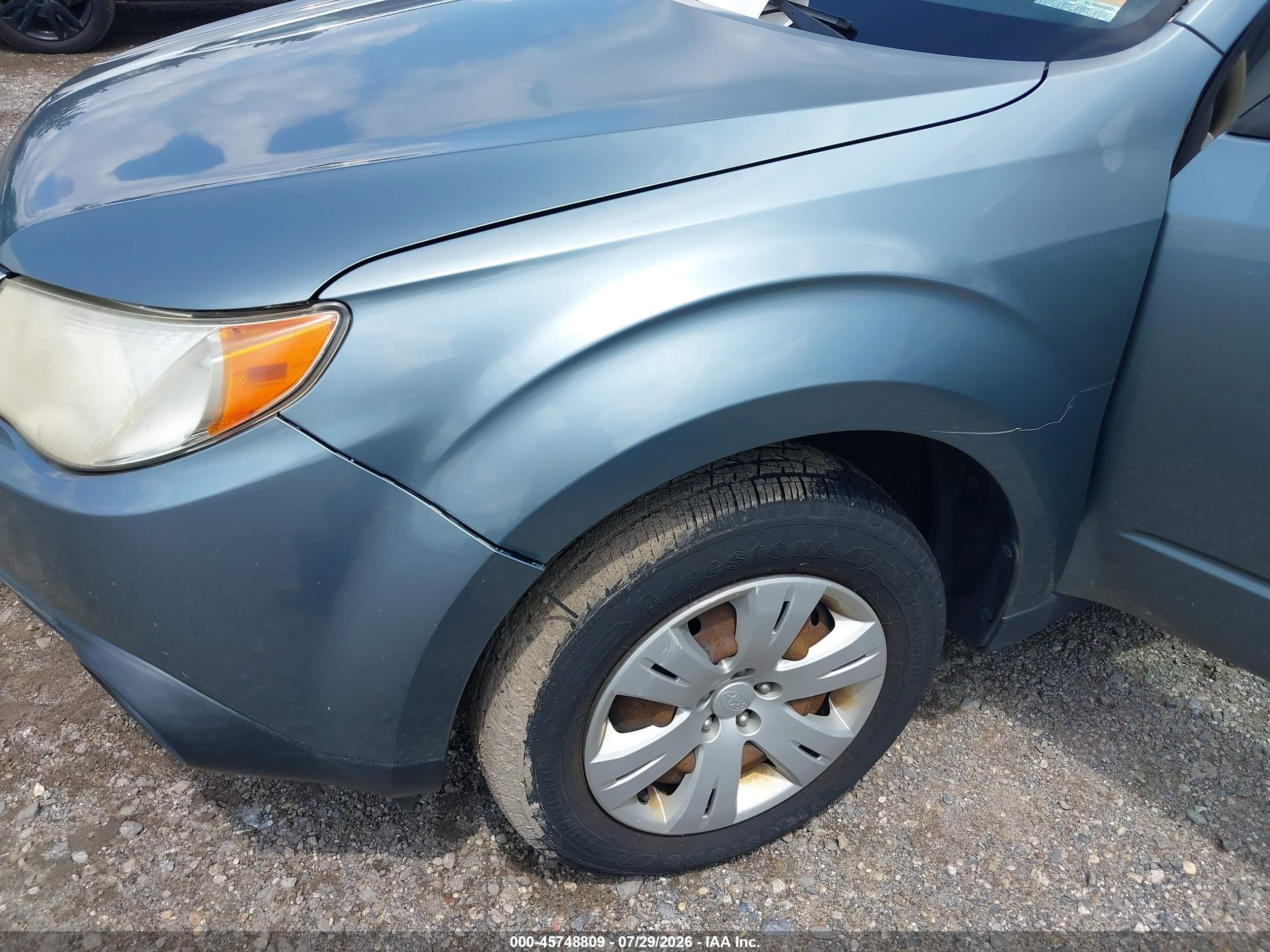 2013 Subaru Forester 2.5x Blue vin: JF2SHAAC2DH418763