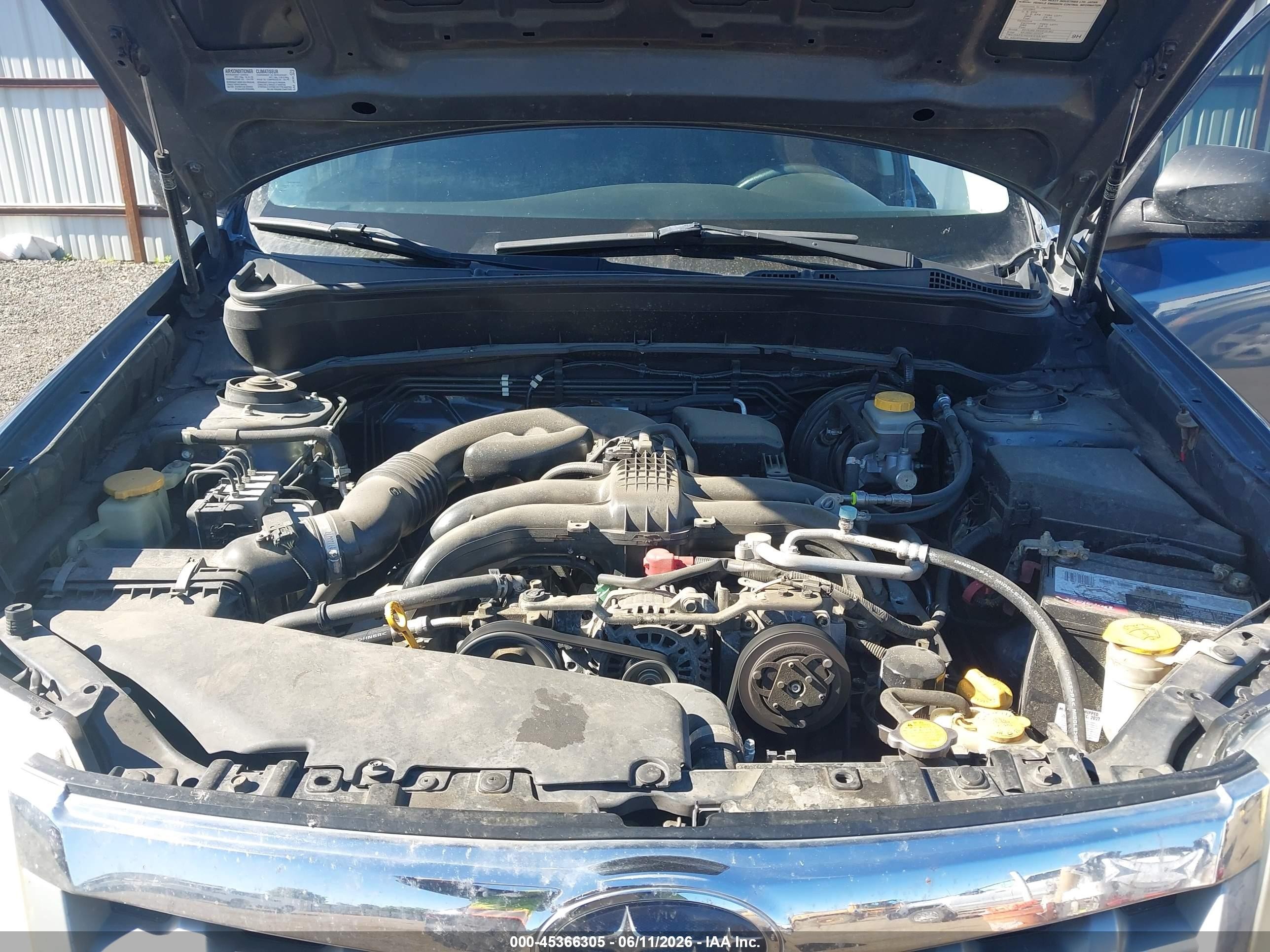 2011 Subaru Forester 2.5x Blue vin: JF2SHAAC8BH725707