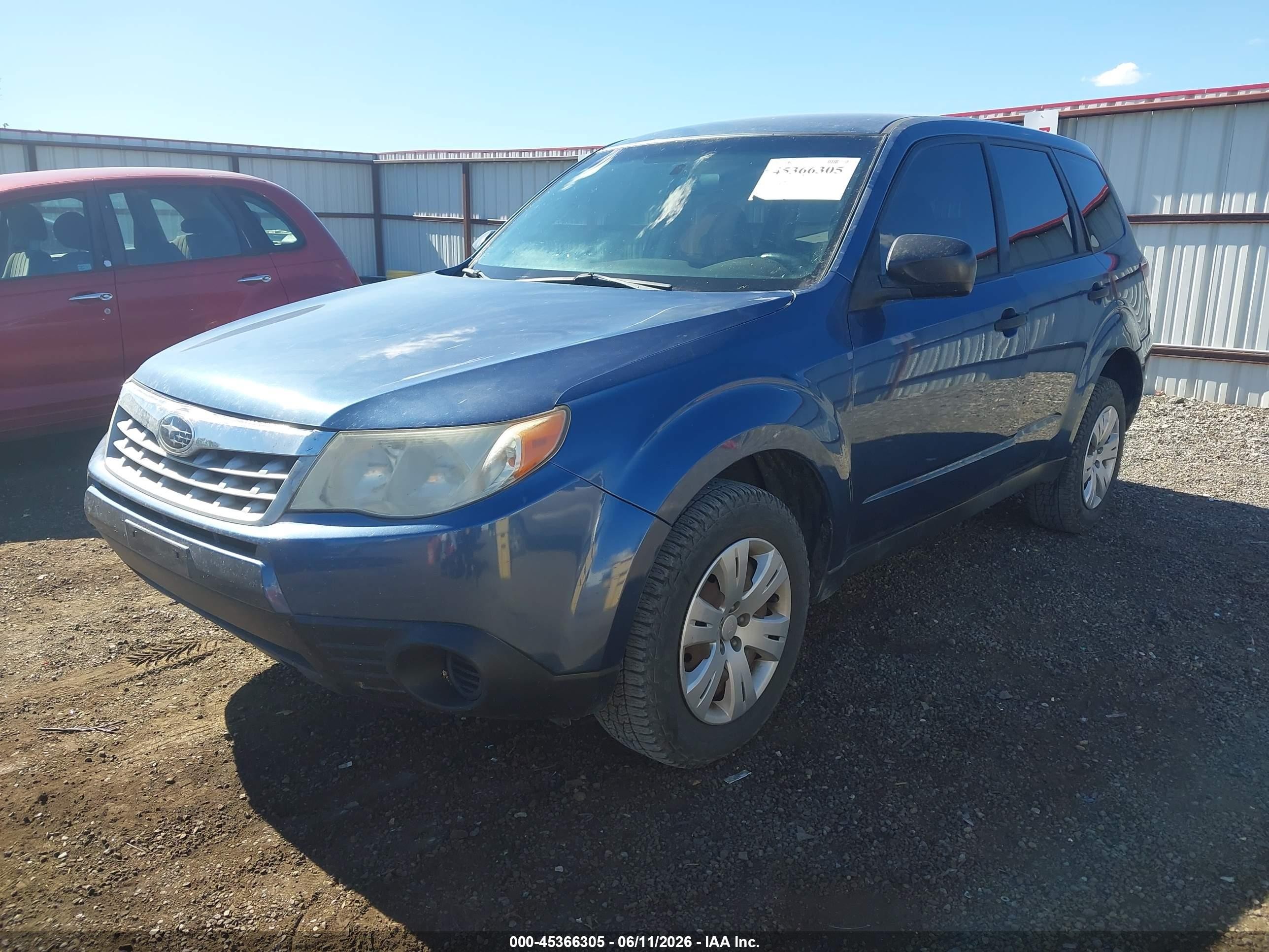 2011 Subaru Forester 2.5x Blue vin: JF2SHAAC8BH725707
