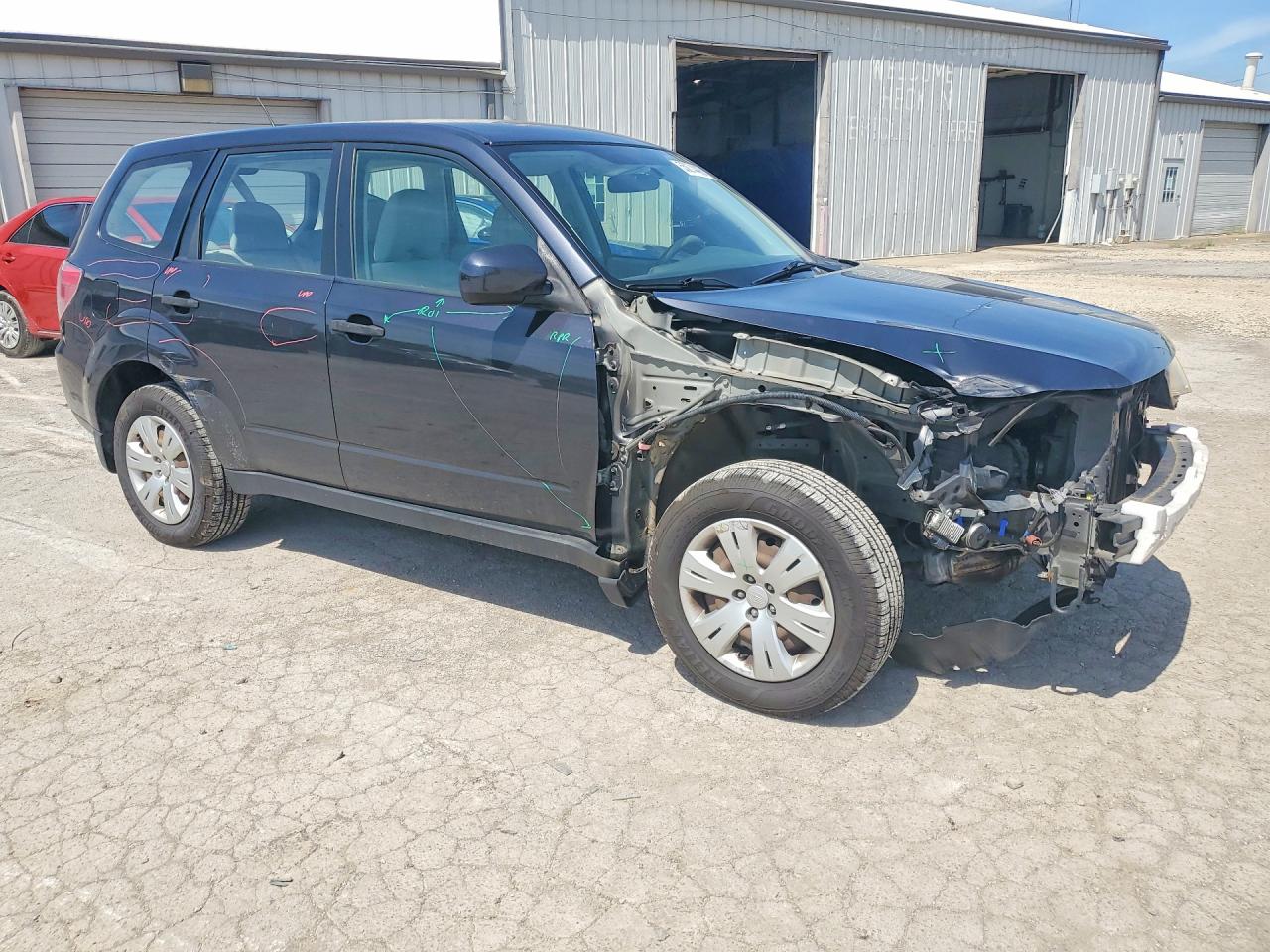 2013 Subaru Forester 2.5x Gray vin: JF2SHAACXDG411243