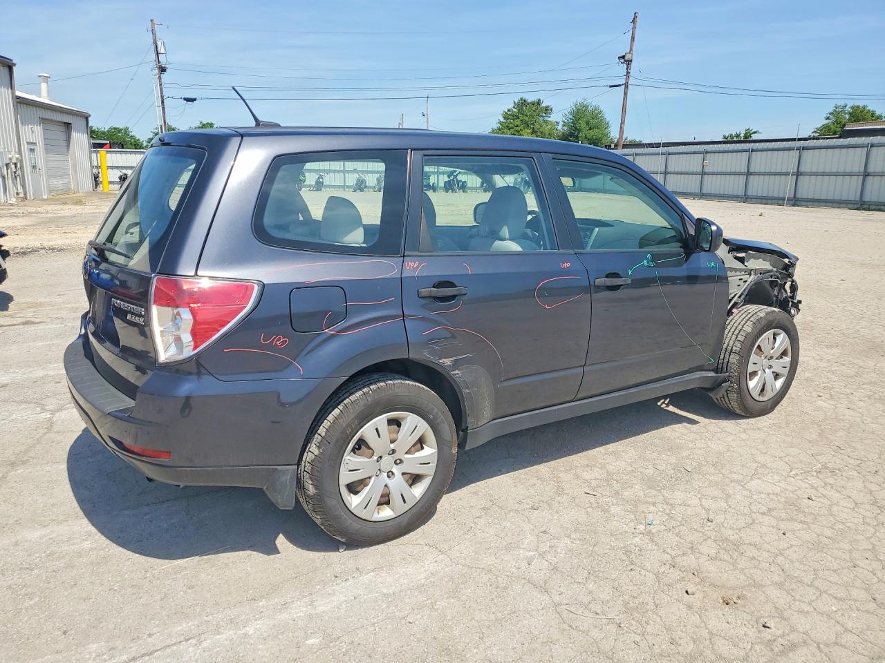 2013 Subaru Forester 2.5x Gray vin: JF2SHAACXDG411243