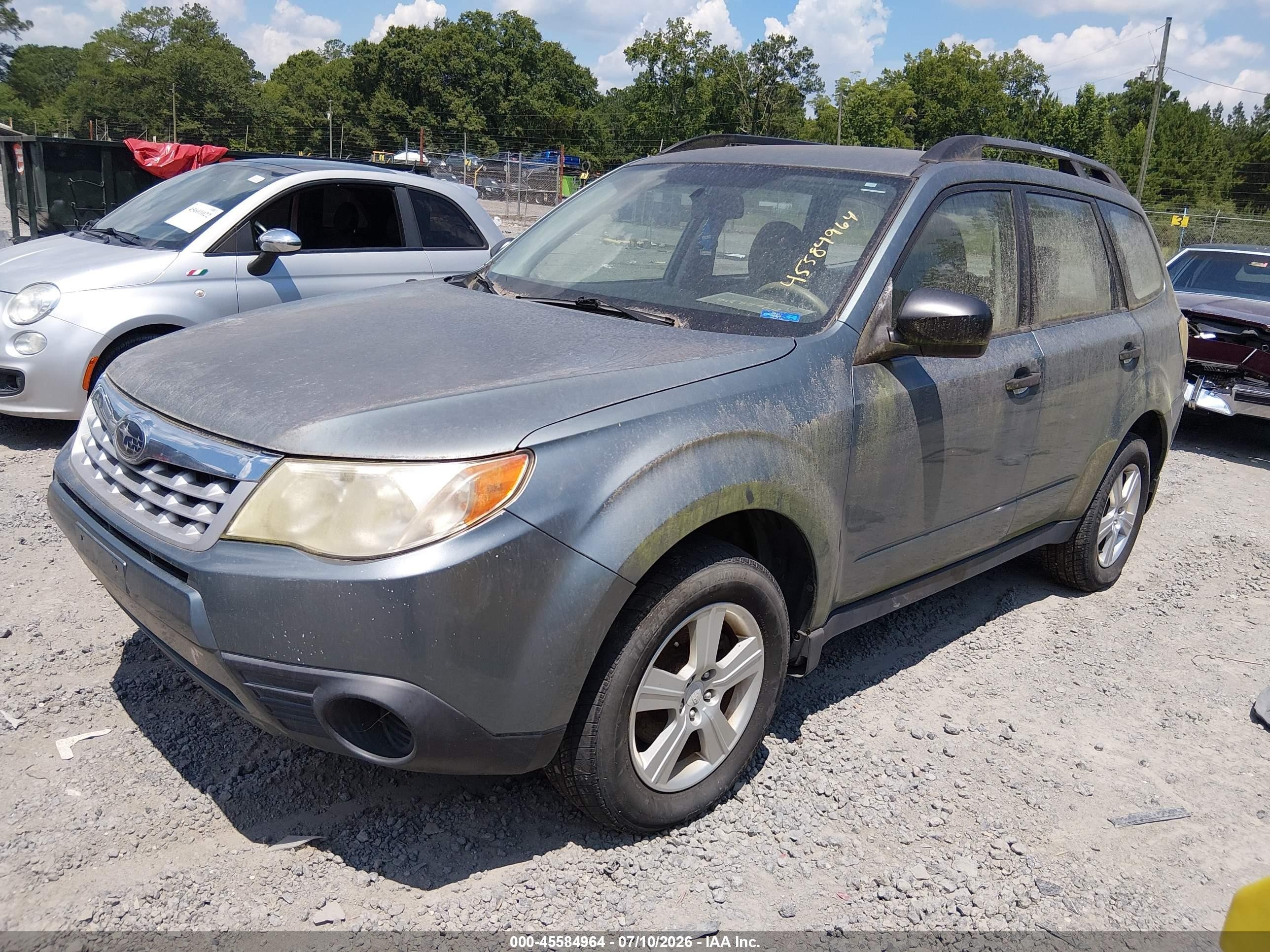 2012 Subaru Forester 2.5x Зеленый vin: JF2SHABC0CH410013