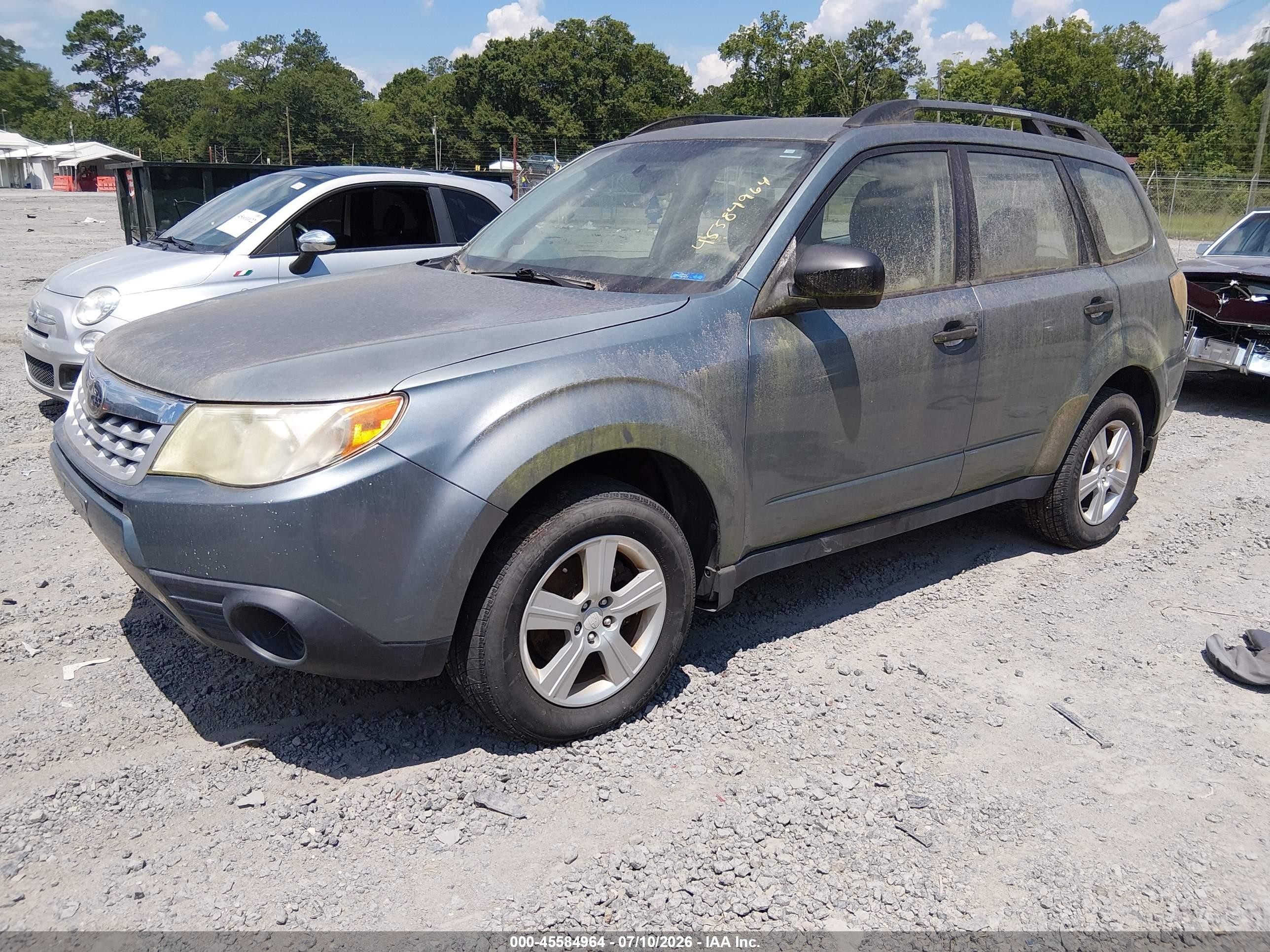 2012 Subaru Forester 2.5x Зеленый vin: JF2SHABC0CH410013