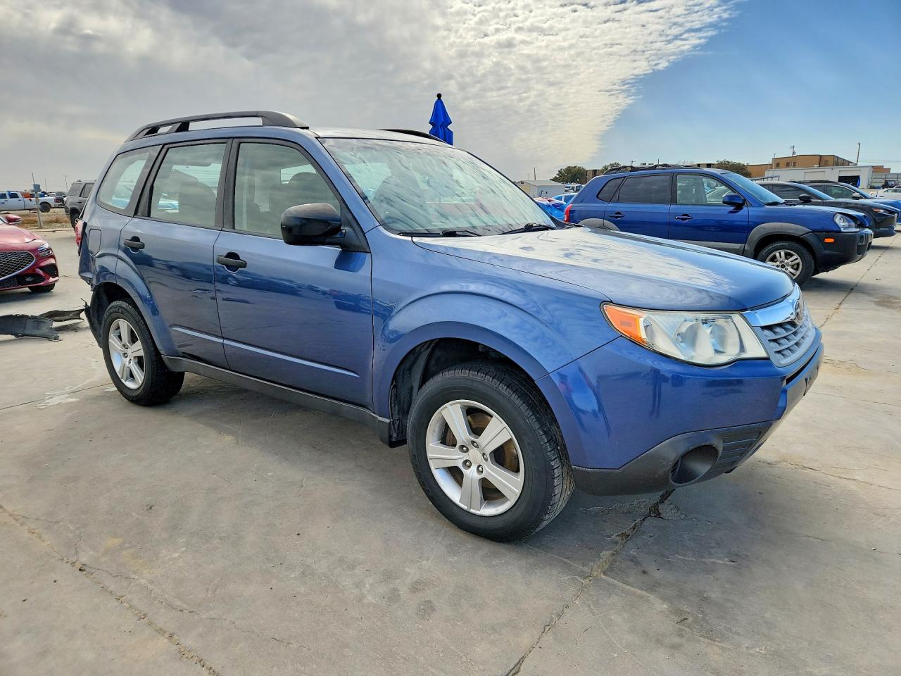 2012 Subaru Forester 2.5x Blue vin: JF2SHABC0CH430844