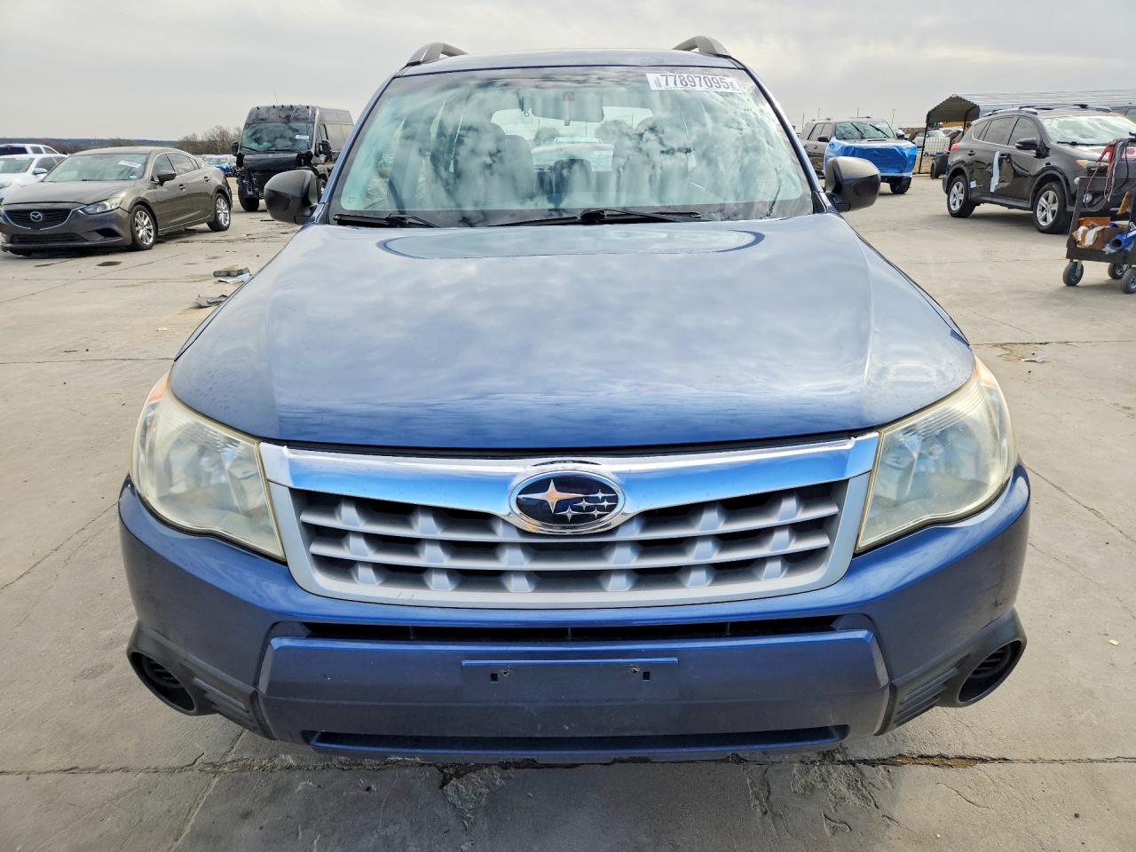 2012 Subaru Forester 2.5x Blue vin: JF2SHABC0CH430844