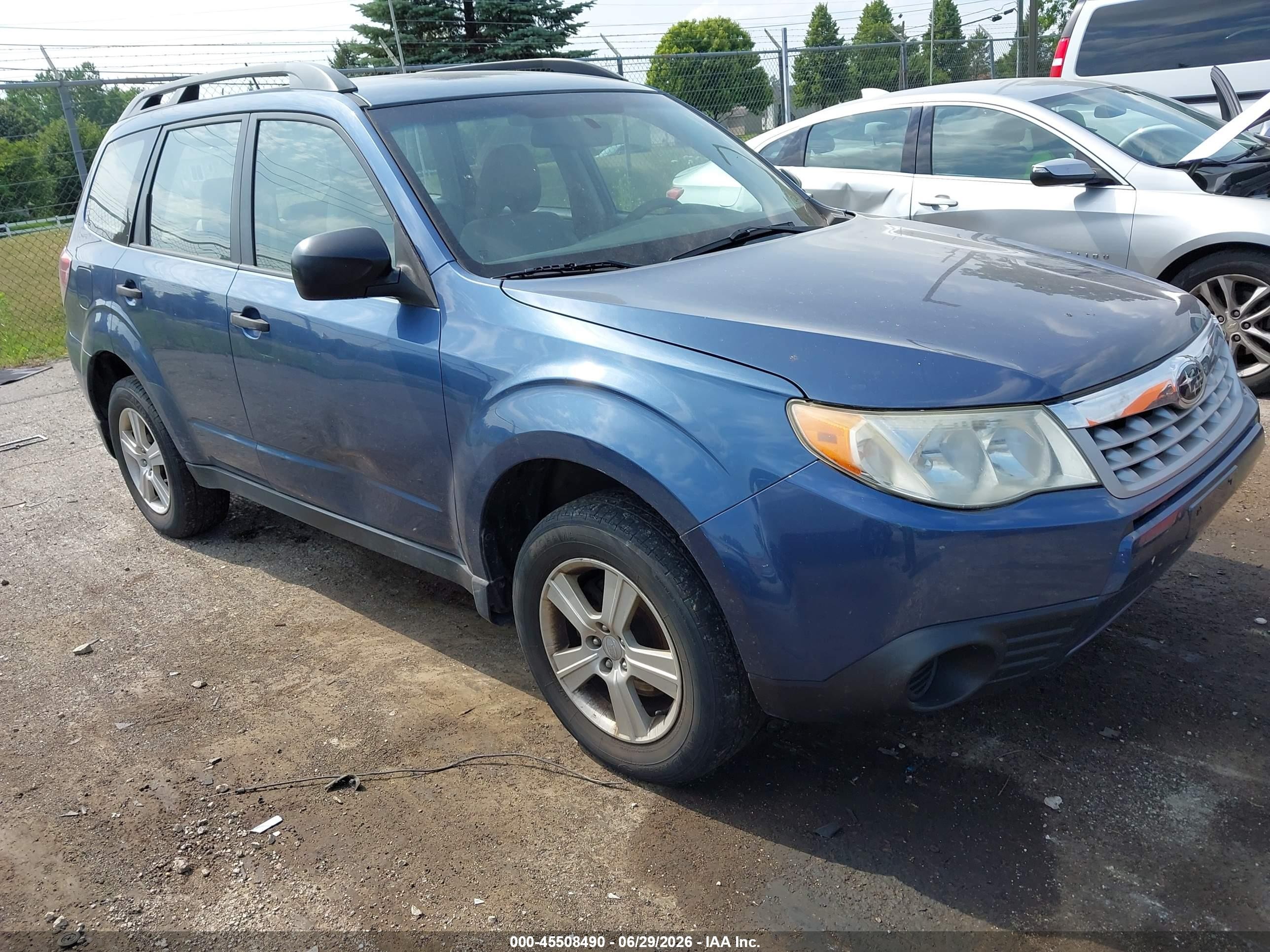 2013 Subaru Forester 2.5x Синий vin: JF2SHABC0DH444101