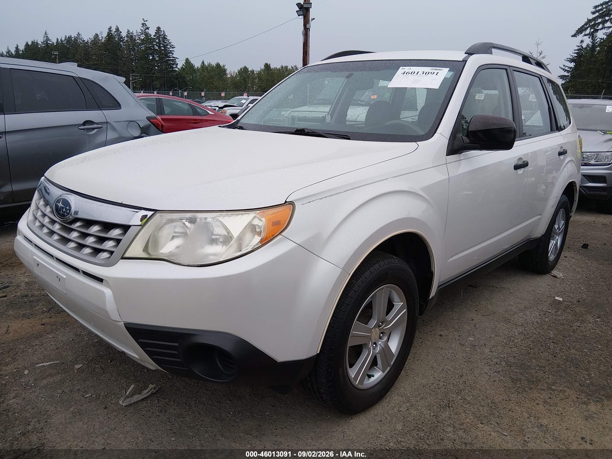 2011 Subaru Forester 2.5x Белый vin: JF2SHABC1BH739897