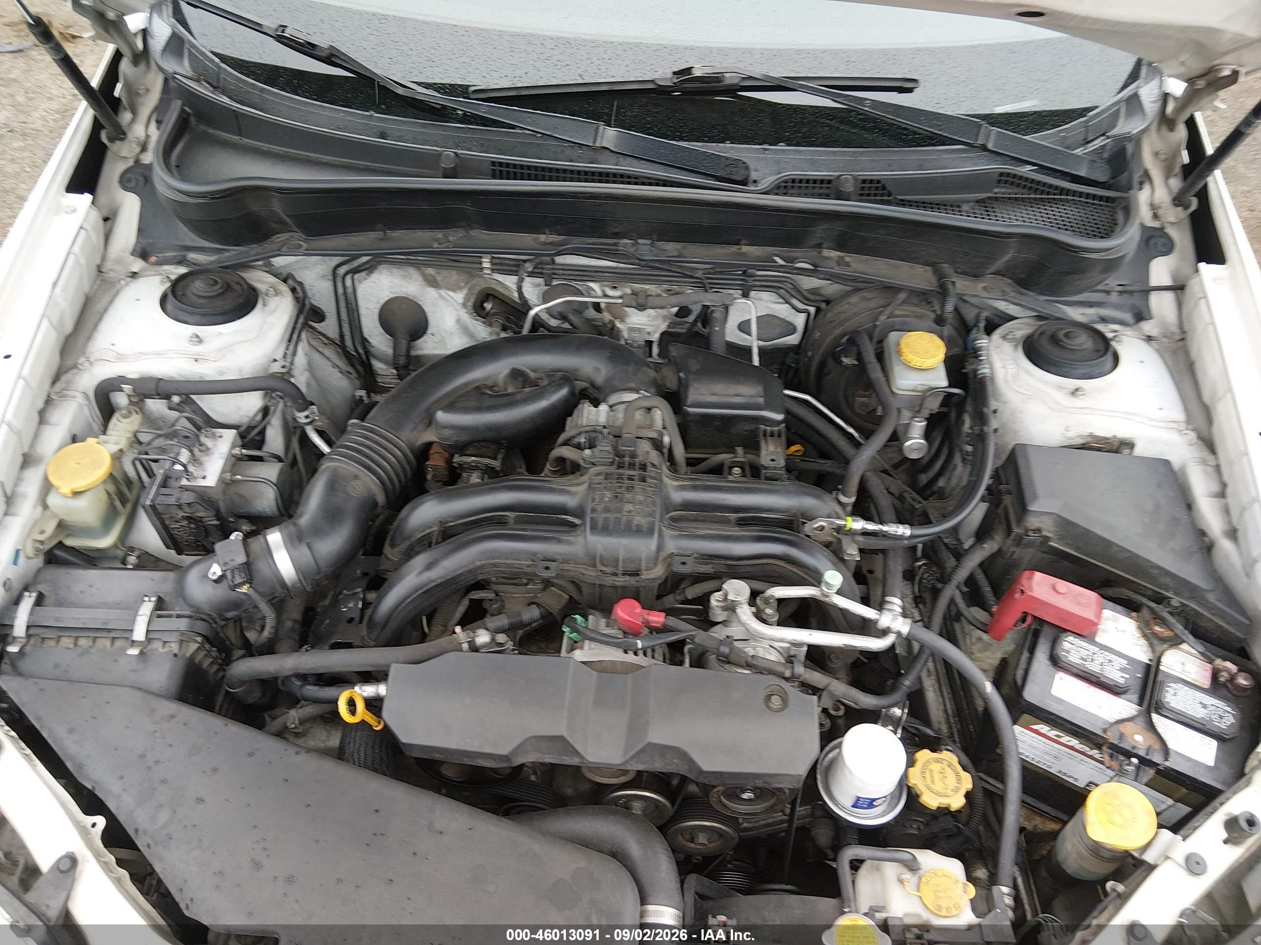 2011 Subaru Forester 2.5x Белый vin: JF2SHABC1BH739897