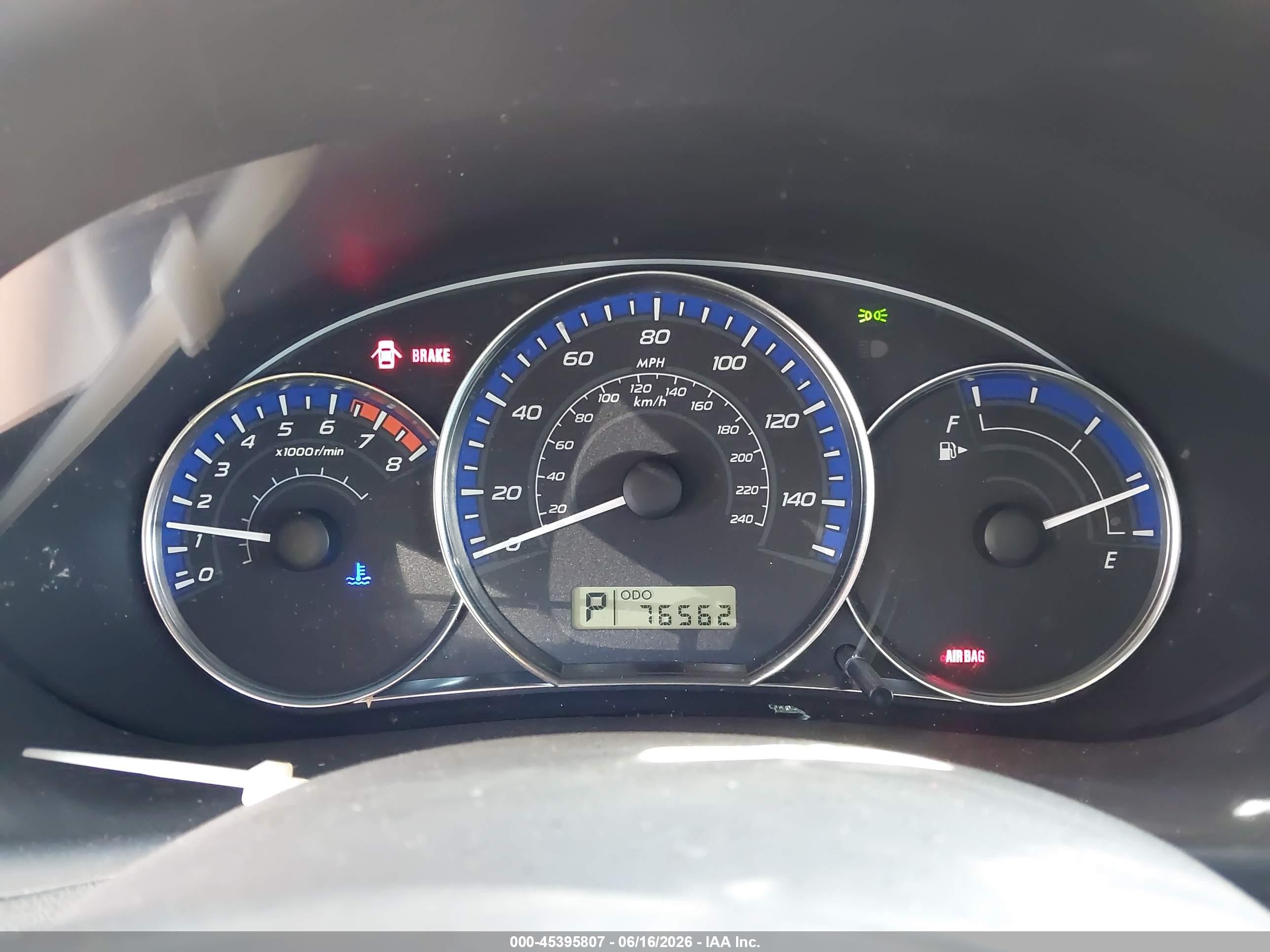 2011 Subaru Forester 2.5x Blue vin: JF2SHABC1BH742735