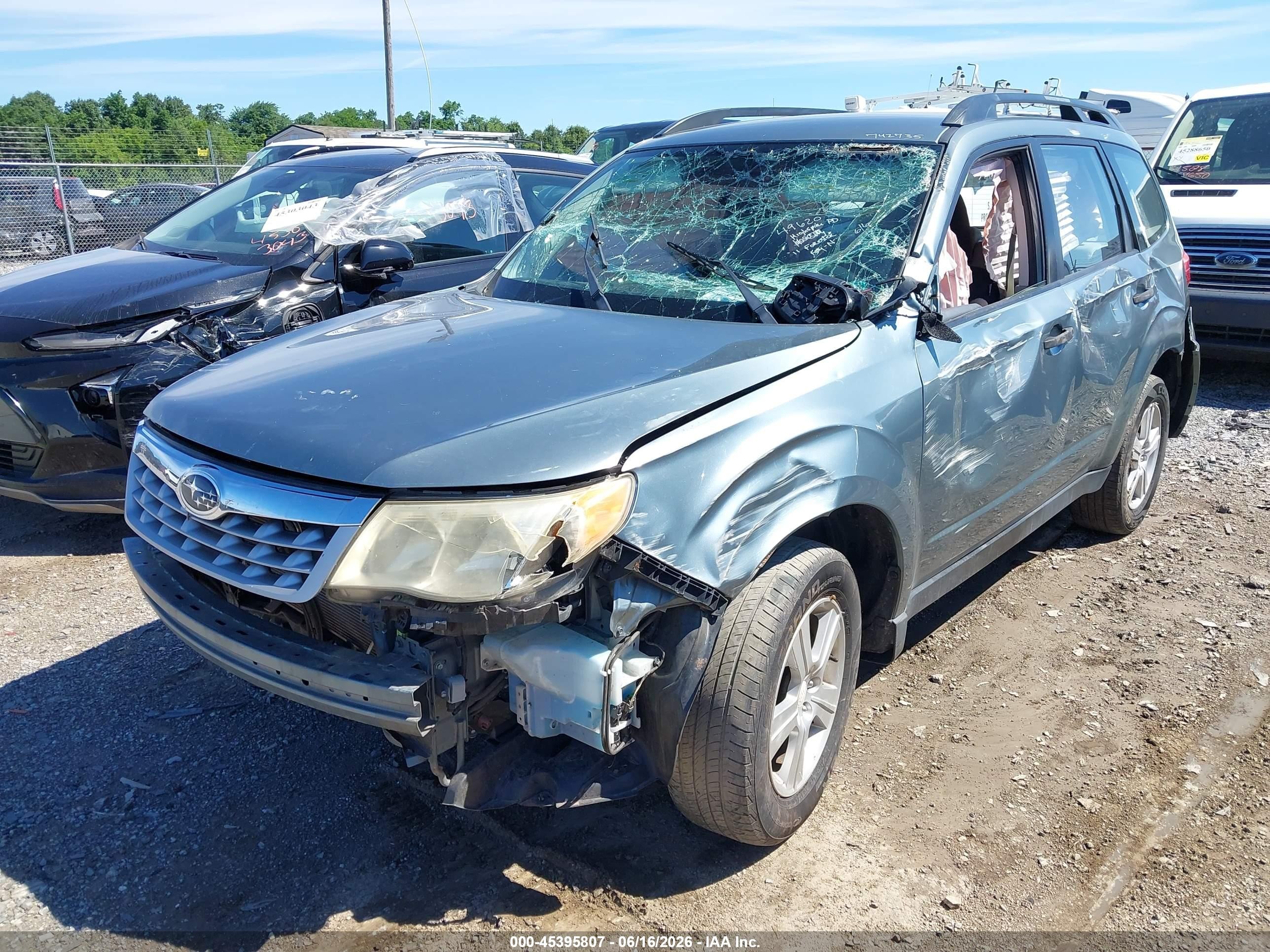 2011 Subaru Forester 2.5x Blue vin: JF2SHABC1BH742735