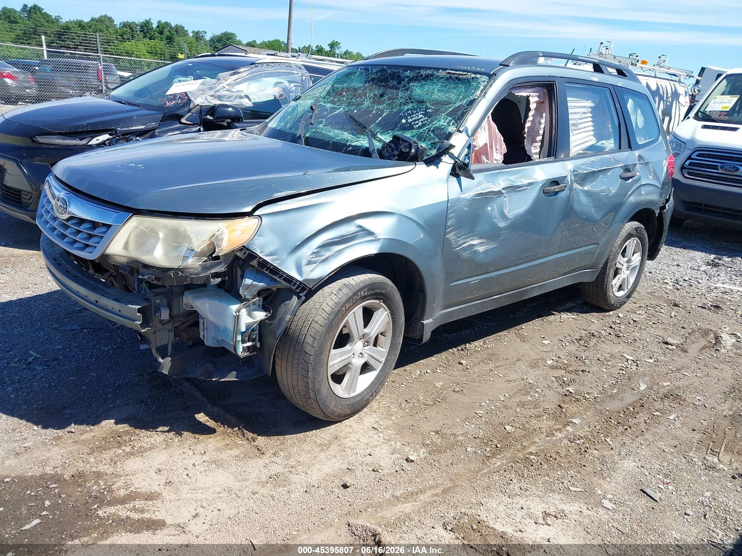 2011 Subaru Forester 2.5x Blue vin: JF2SHABC1BH742735