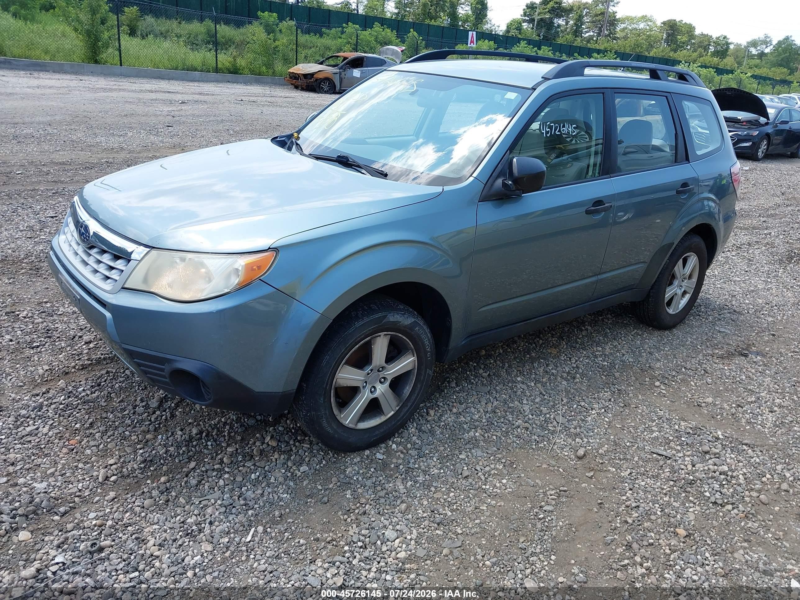 2012 Subaru Forester 2.5x Green vin: JF2SHABC1CH424941