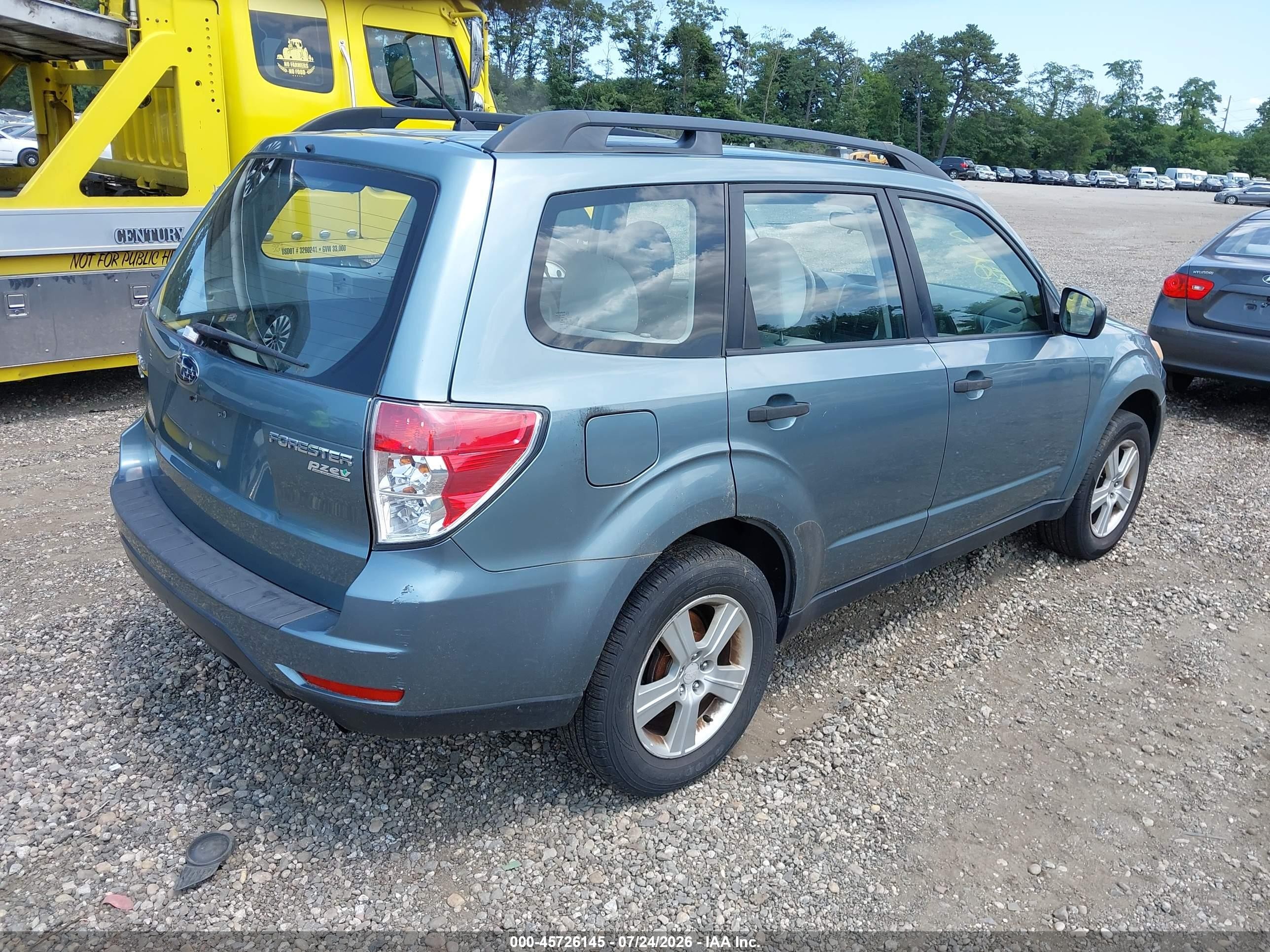 2012 Subaru Forester 2.5x Green vin: JF2SHABC1CH424941