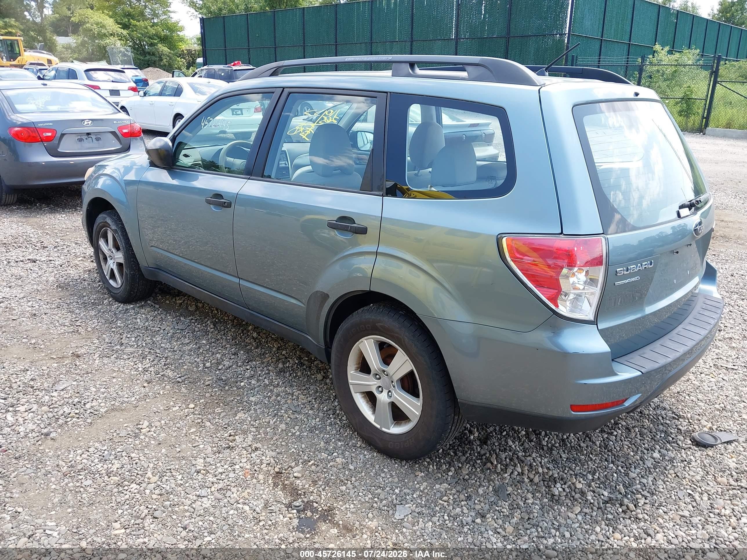 2012 Subaru Forester 2.5x Green vin: JF2SHABC1CH424941