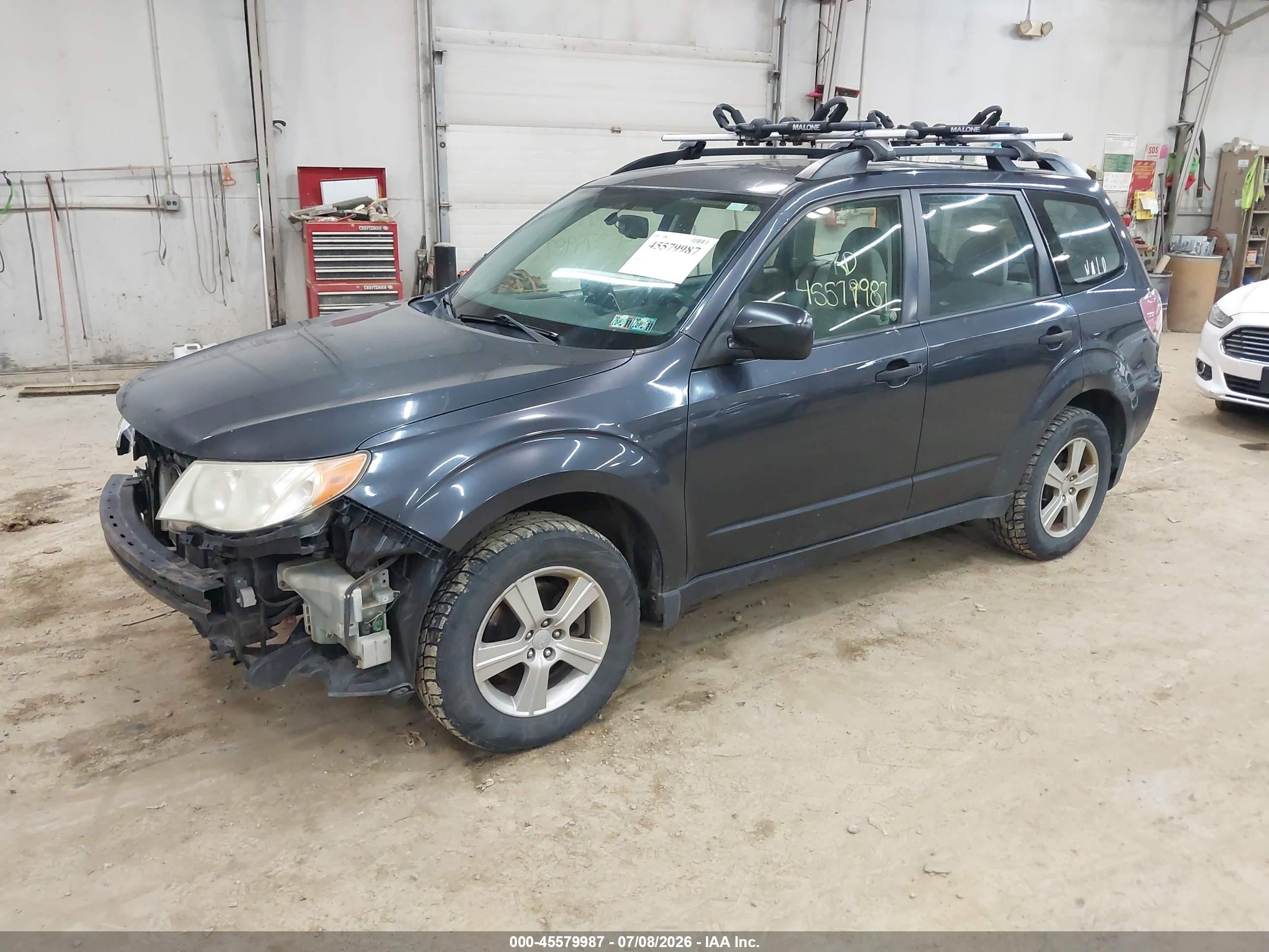 2013 Subaru Forester 2.5x Gray vin: JF2SHABC1DH400169