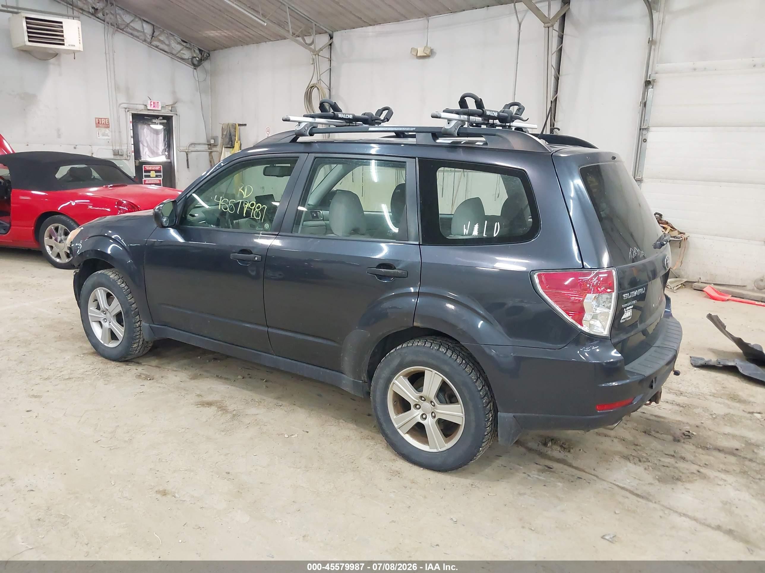 2013 Subaru Forester 2.5x Gray vin: JF2SHABC1DH400169