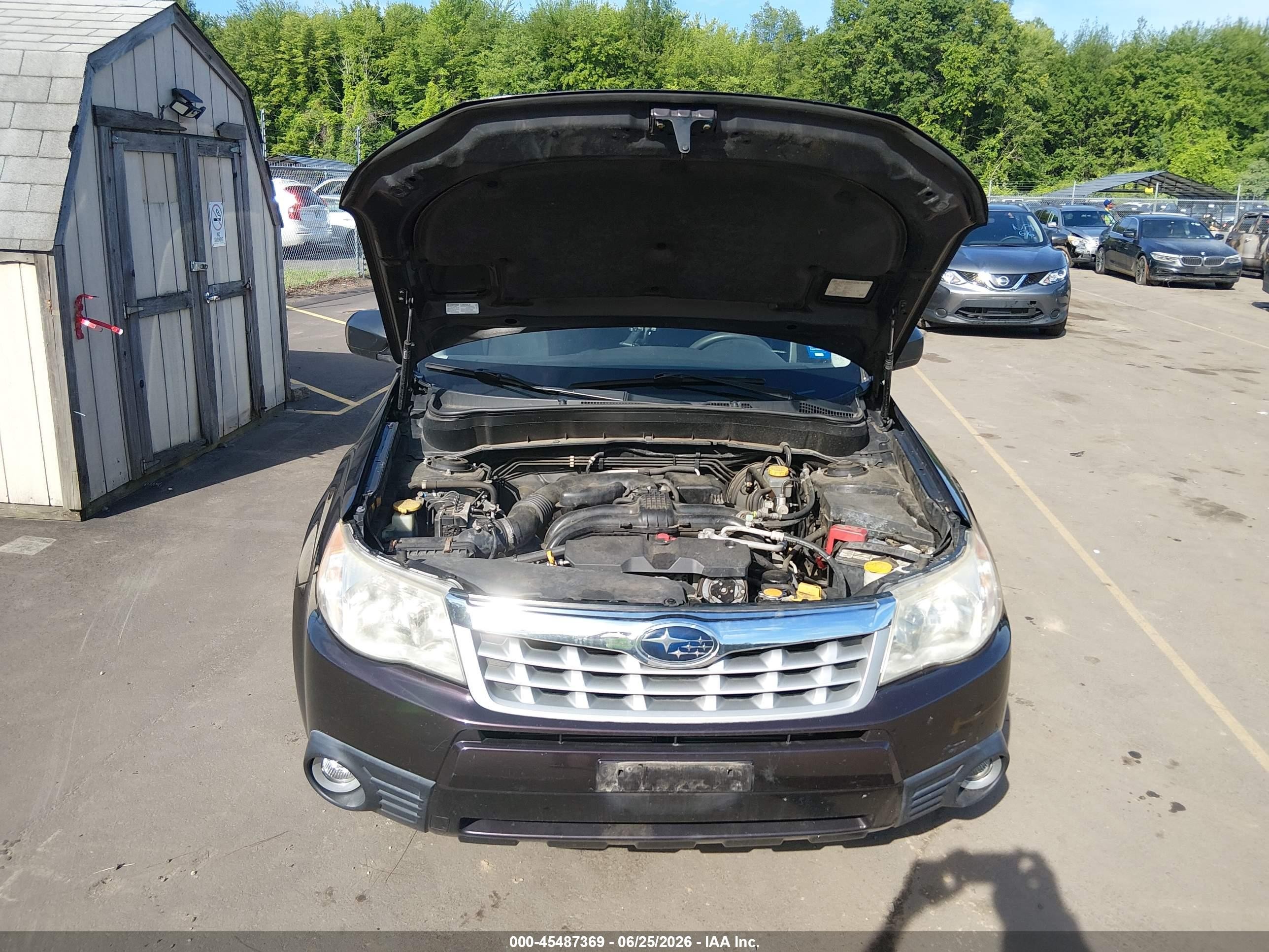 2013 Subaru Forester 2.5x Бордовый vin: JF2SHABC1DH416694