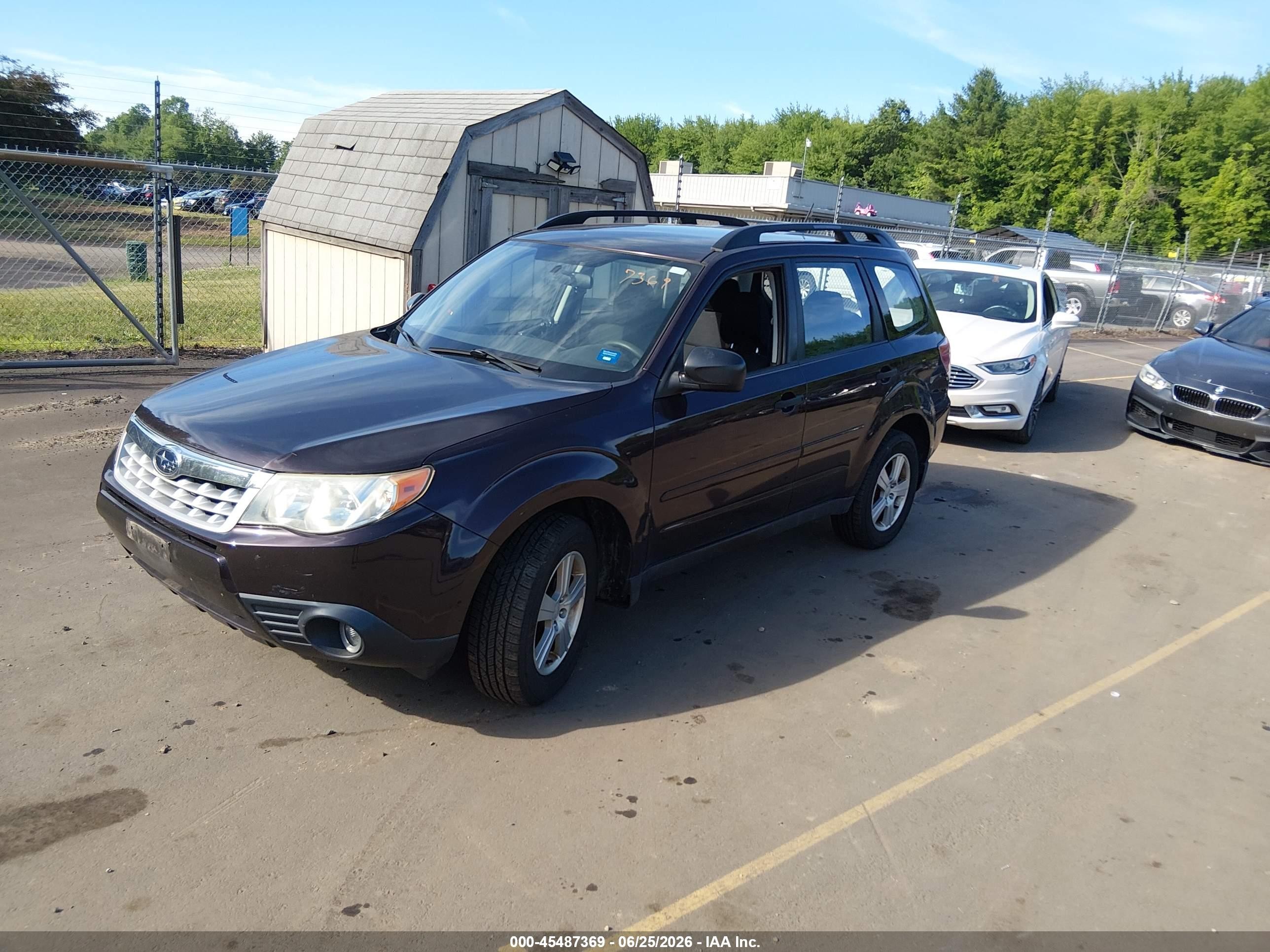 2013 Subaru Forester 2.5x Бордовый vin: JF2SHABC1DH416694