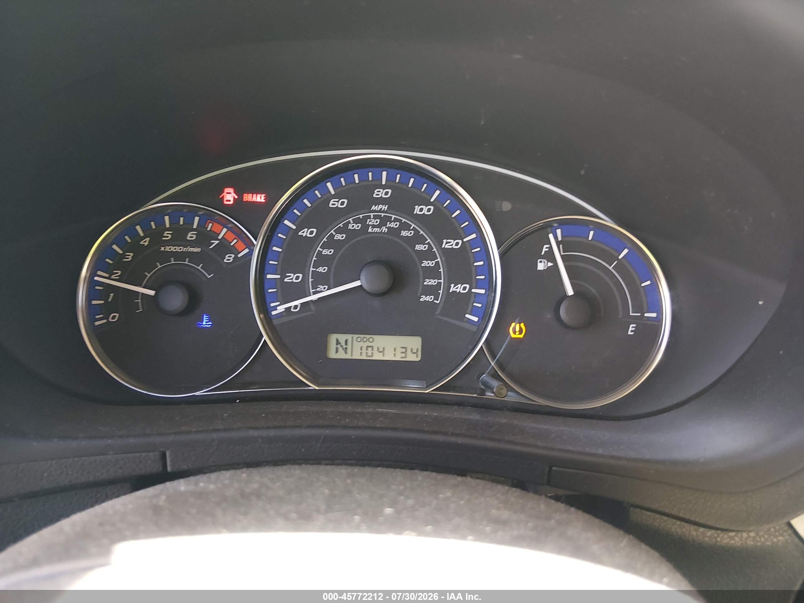 2012 Subaru Forester 2.5x Blue vin: JF2SHABC2CH423135