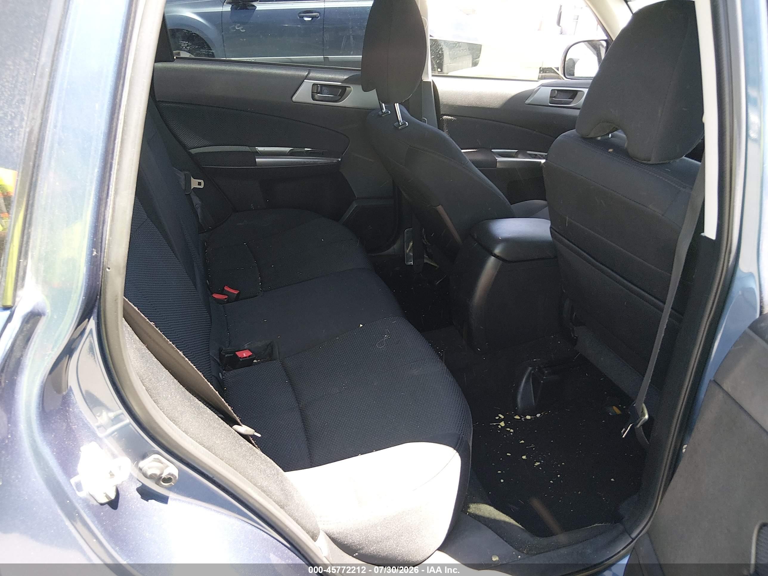 2012 Subaru Forester 2.5x Blue vin: JF2SHABC2CH423135
