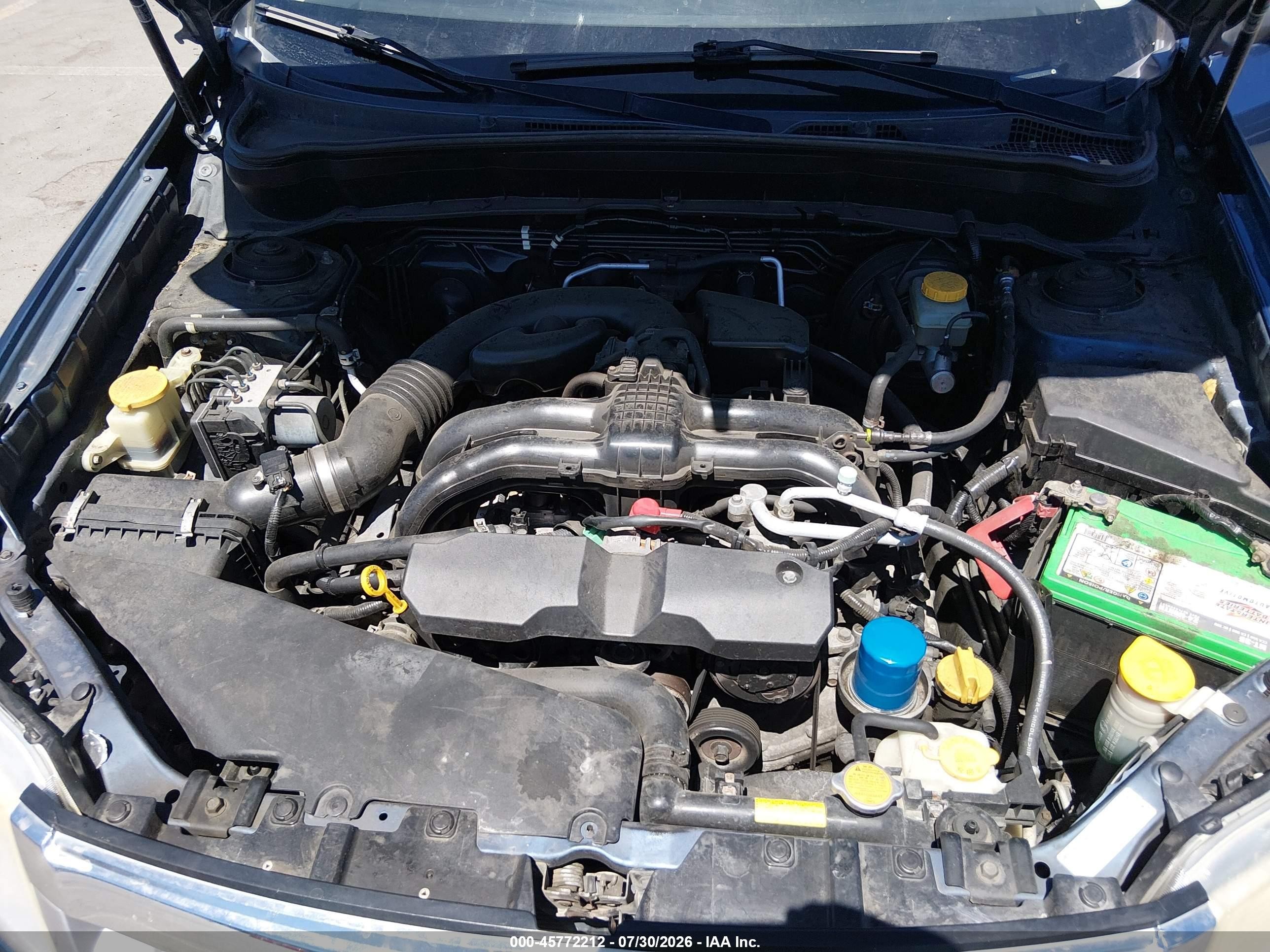 2012 Subaru Forester 2.5x Blue vin: JF2SHABC2CH423135