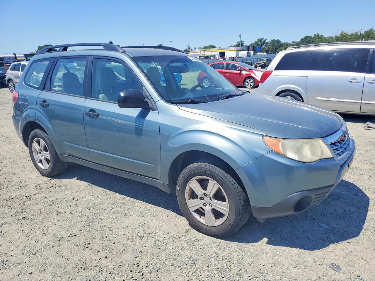2012 Subaru Forester 2.5x Silver vin: JF2SHABC2CH462582
