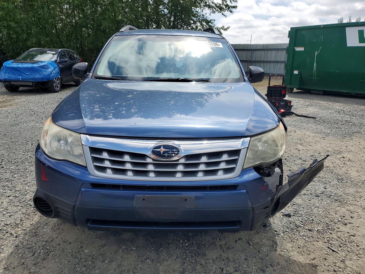 2012 Subaru Forester 2.5x Blue vin: JF2SHABC2CH463277