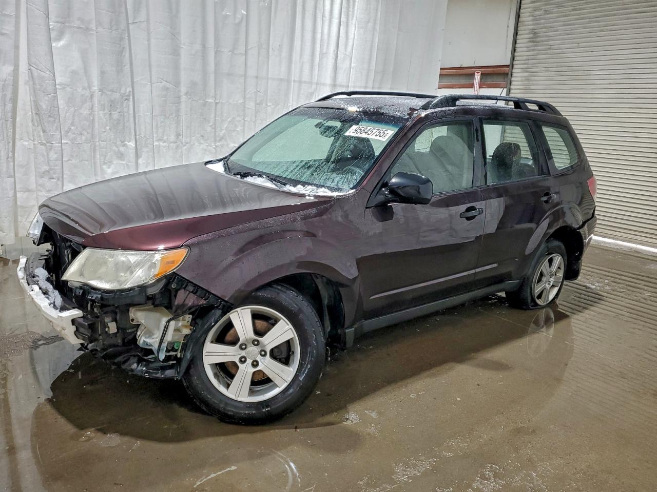 2013 Subaru Forester 2.5x Burgundy vin: JF2SHABC2DH425324
