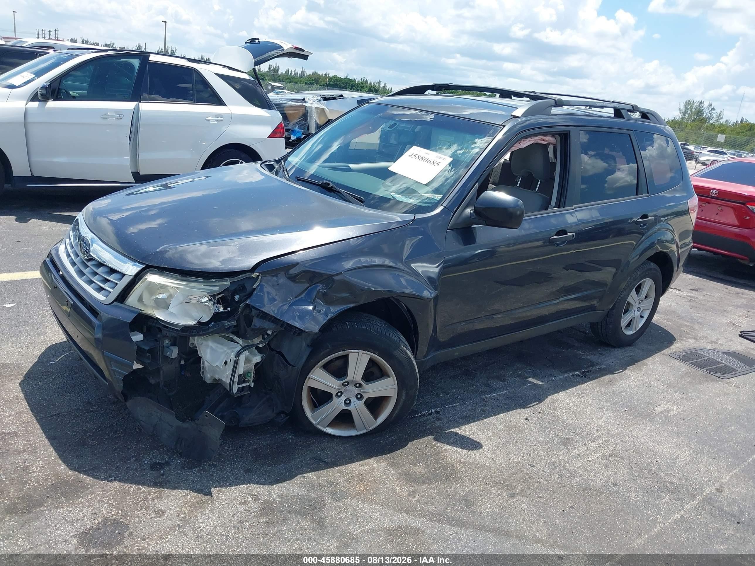 2011 Subaru Forester 2.5x Черный vin: JF2SHABC3BH773162