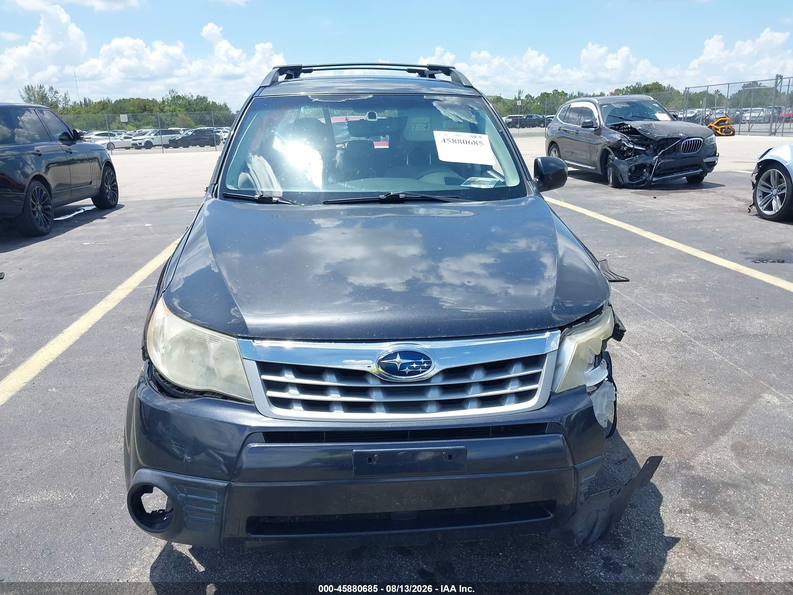 2011 Subaru Forester 2.5x Черный vin: JF2SHABC3BH773162