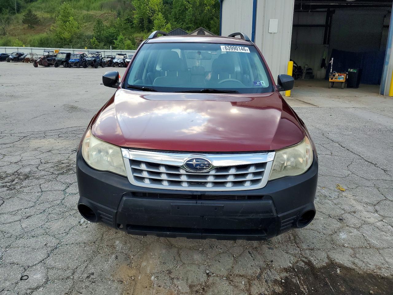 2012 Subaru Forester 2.5x Maroon vin: JF2SHABC3CH435505