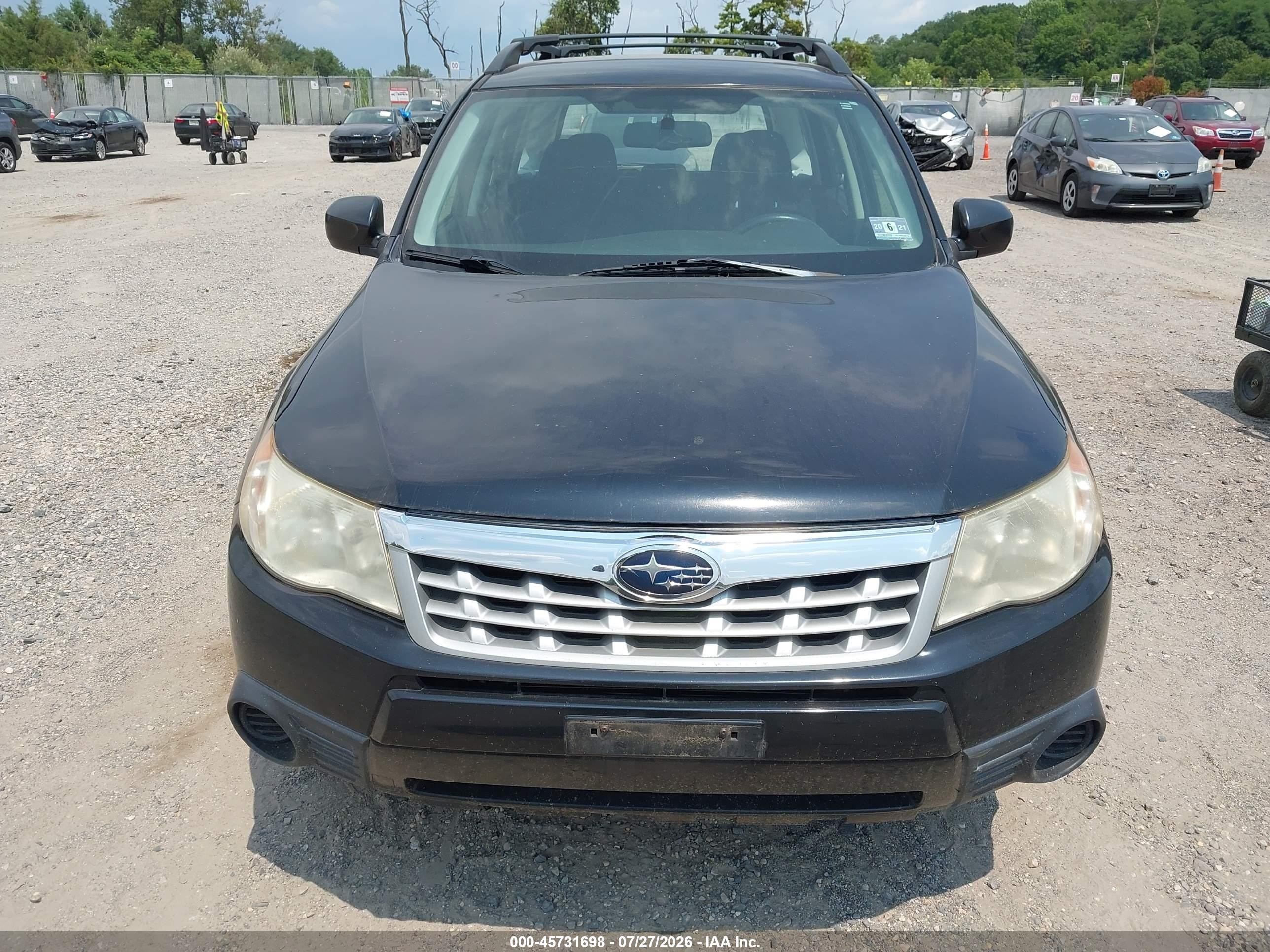 2012 Subaru Forester 2.5x Black vin: JF2SHABC3CH448674