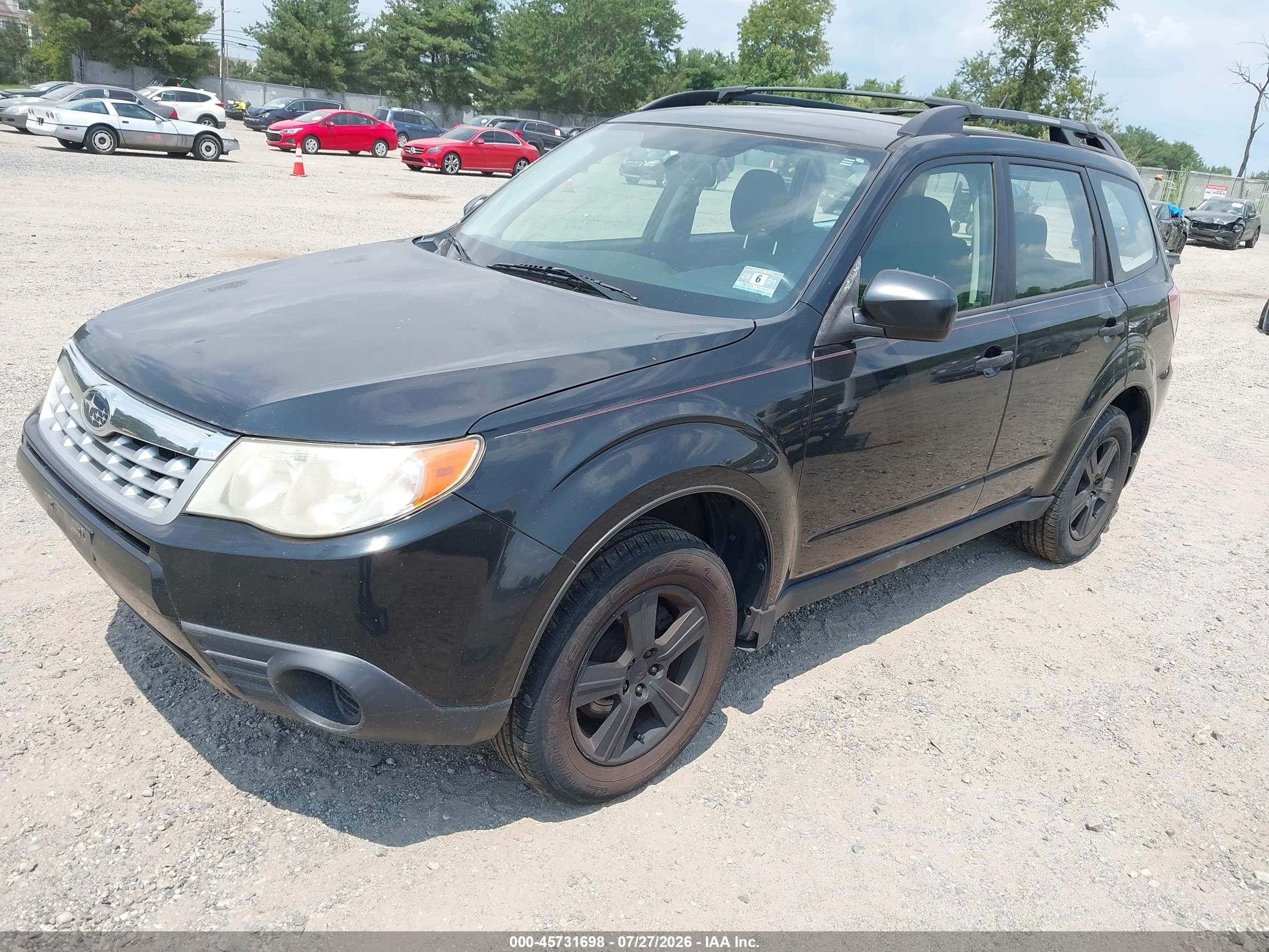 2012 Subaru Forester 2.5x Black vin: JF2SHABC3CH448674
