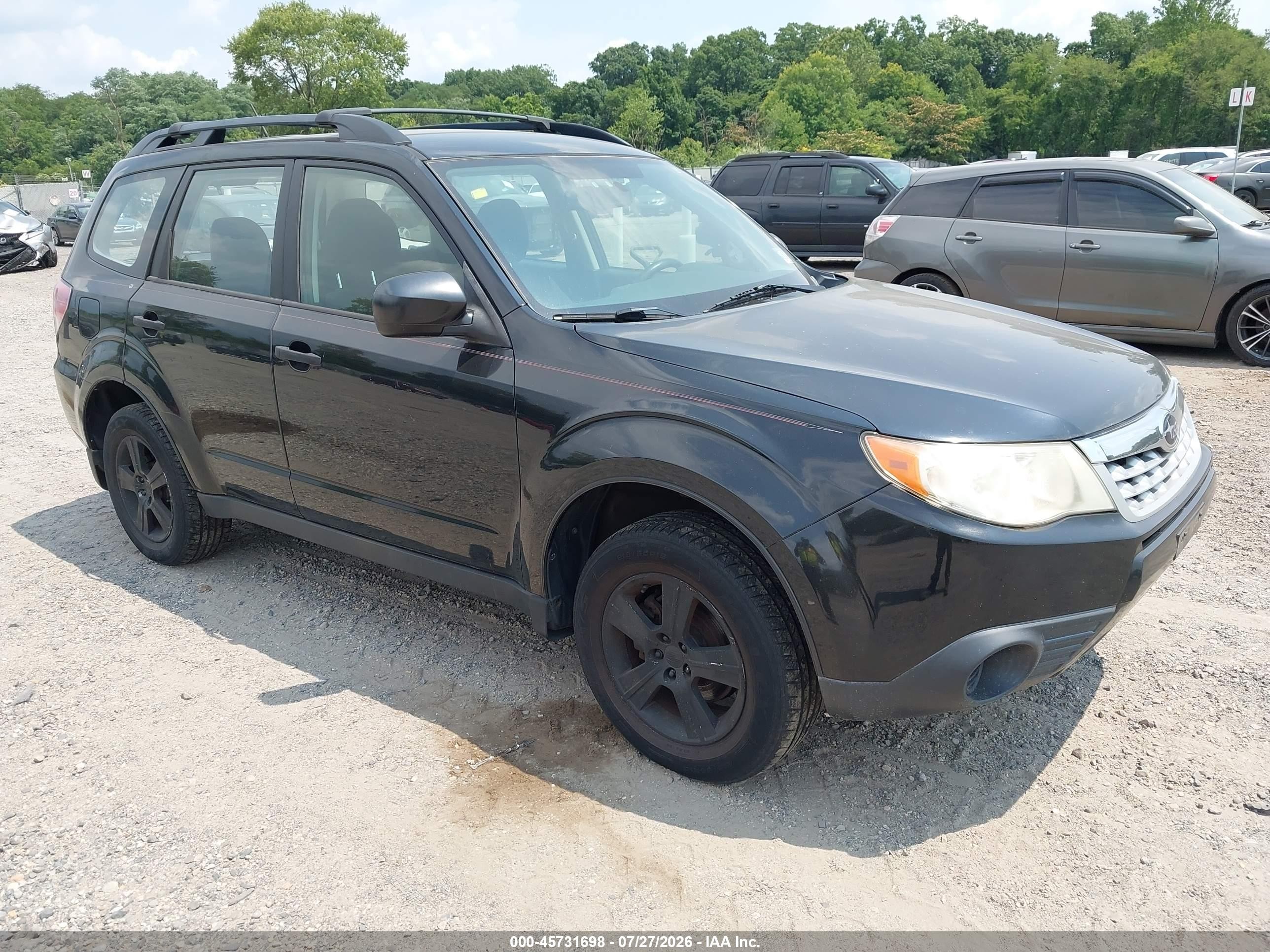 2012 Subaru Forester 2.5x Black vin: JF2SHABC3CH448674
