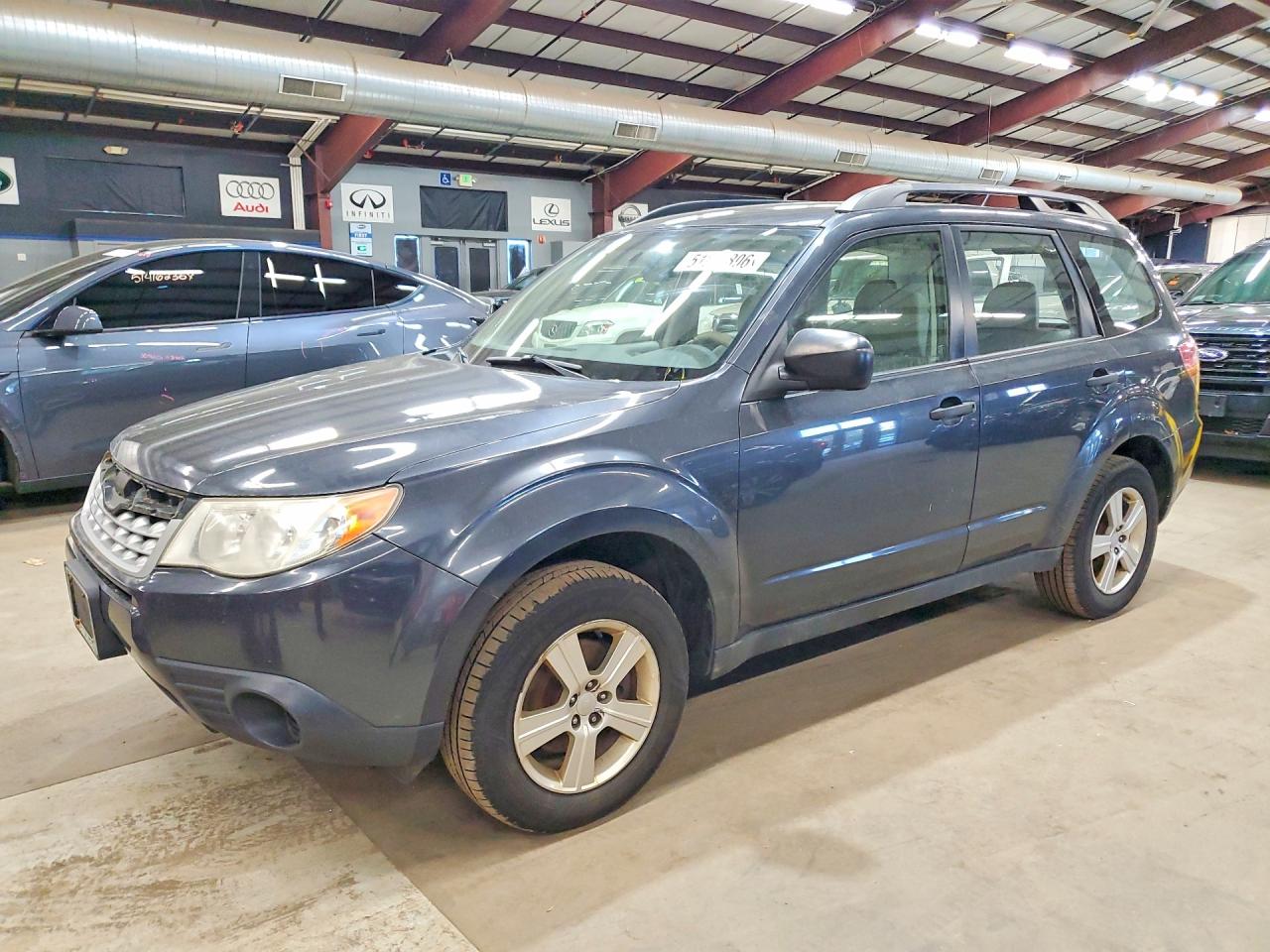 2013 Subaru Forester 2.5x Gray vin: JF2SHABC3DG406562